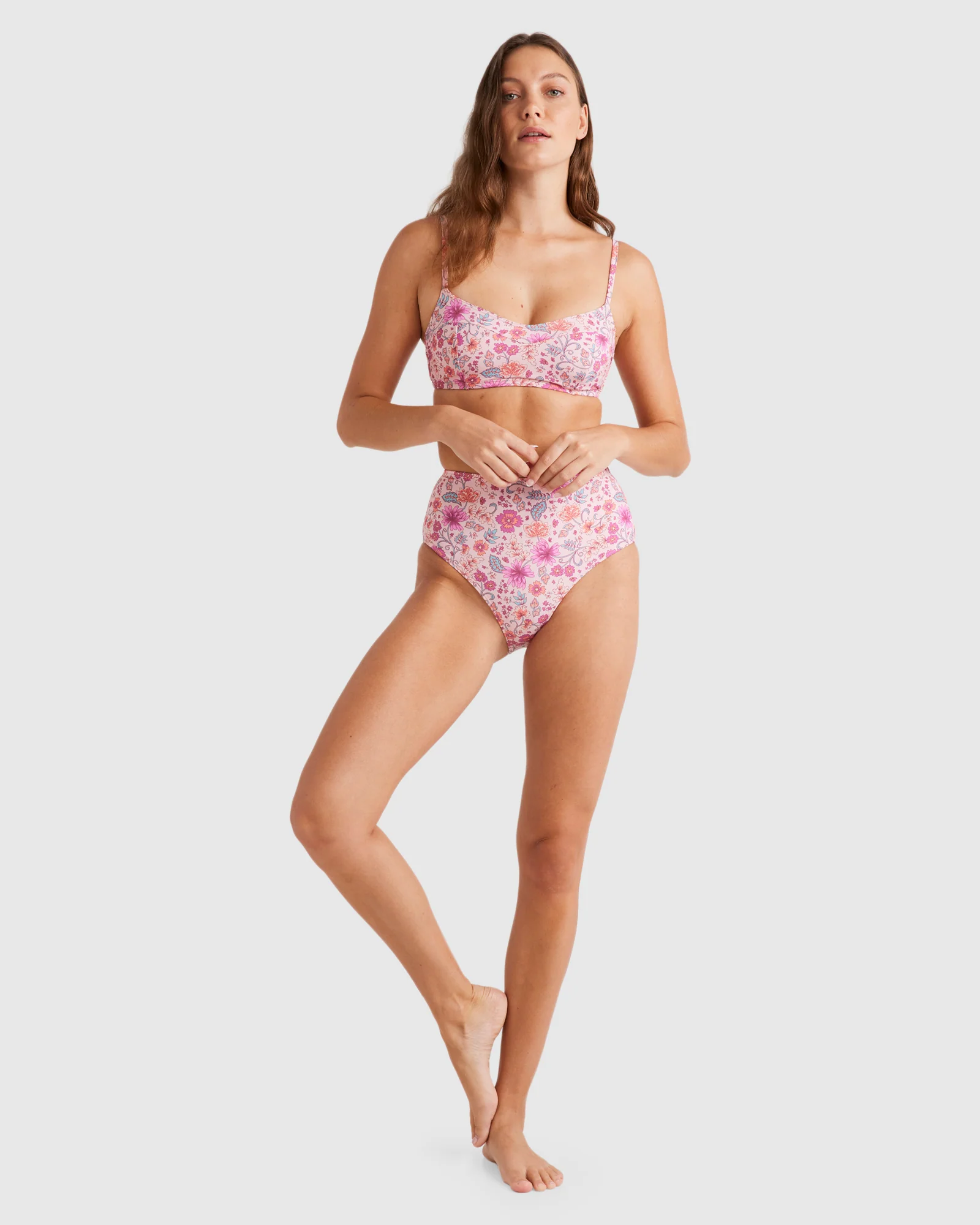 Womens La Plage High Retro Pant Bikini Bottom - Image 5
