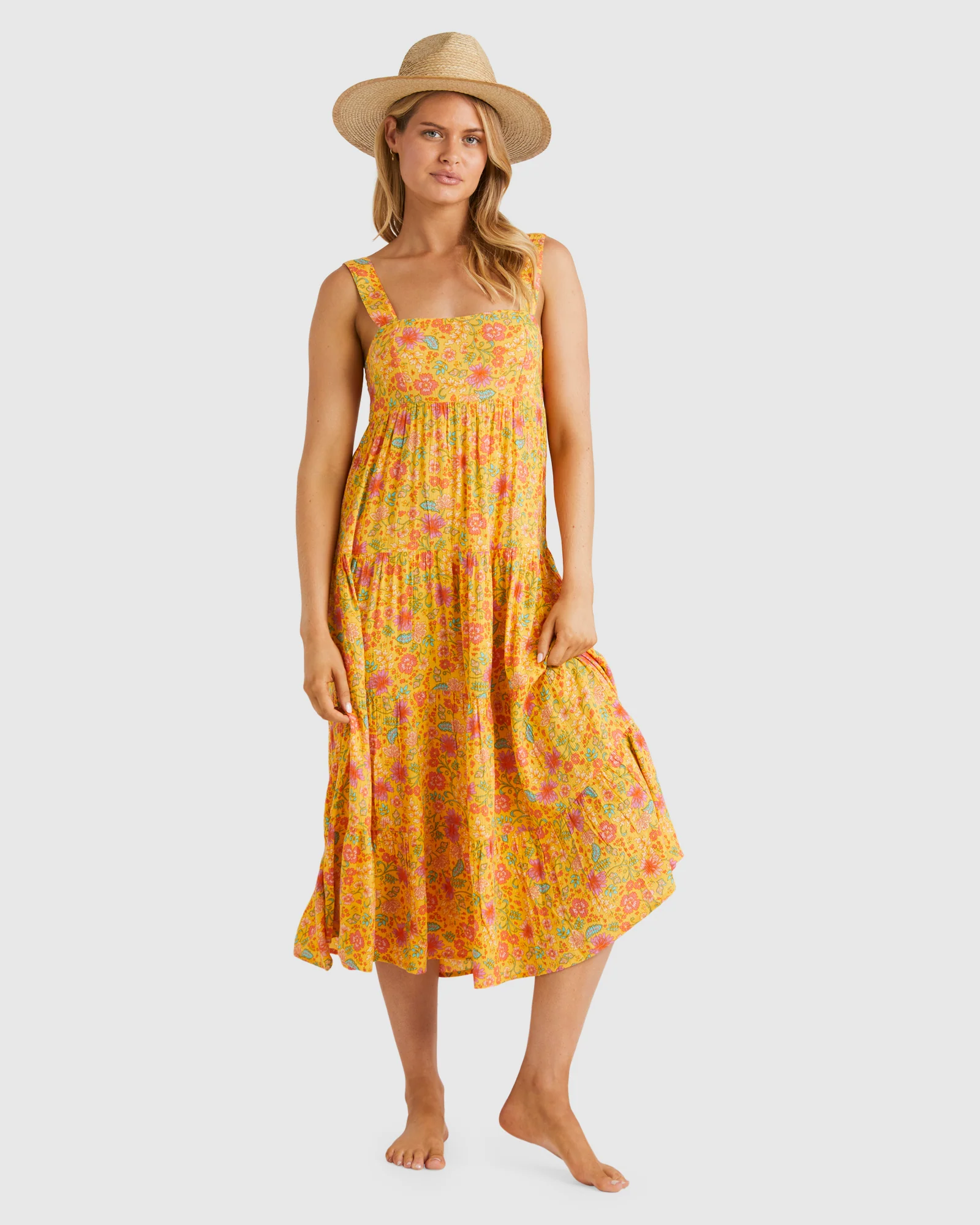 Womens La Plage Shine On Midi Dress - Image 5