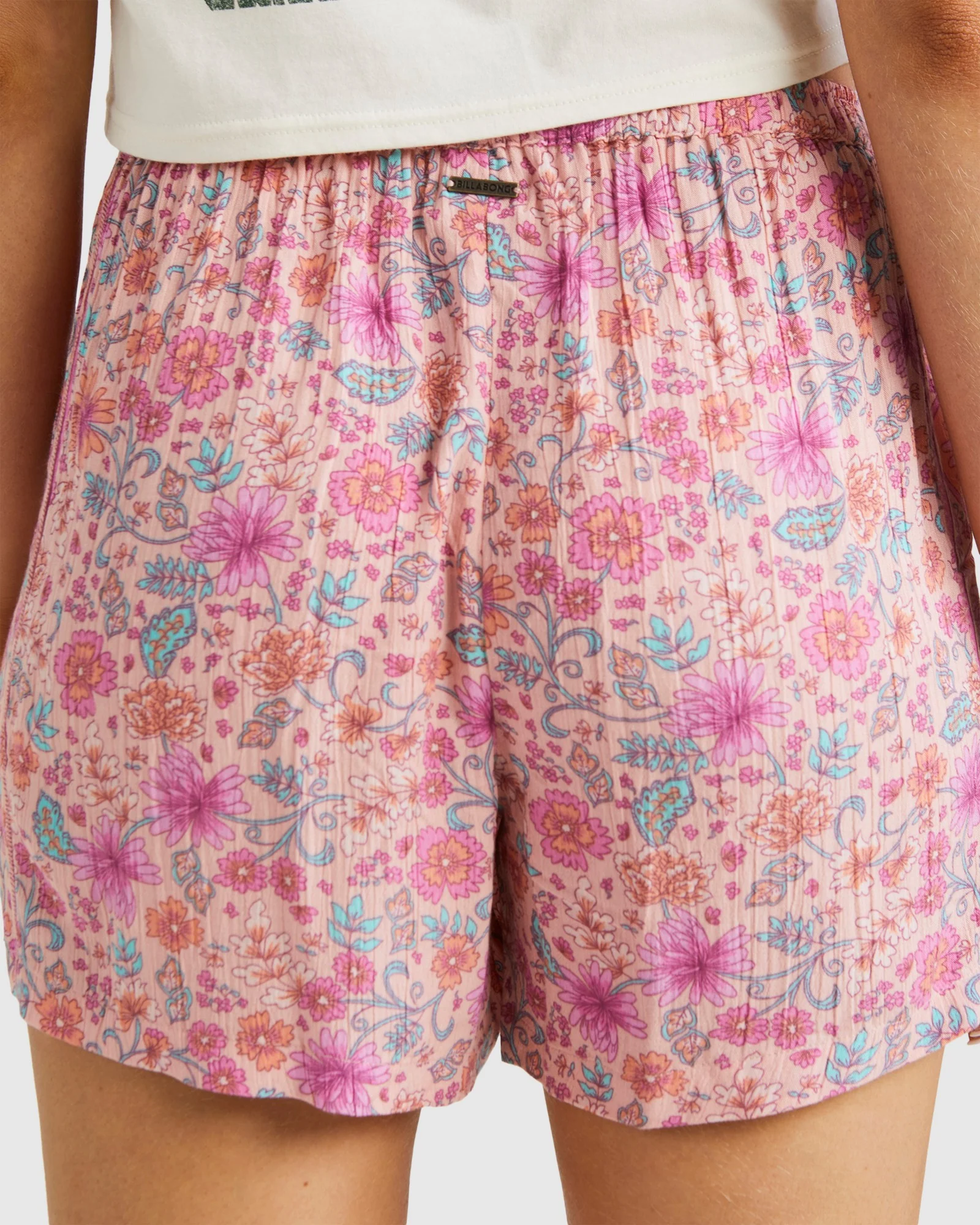Womens La Plage Elastic Waist Shorts - Image 4