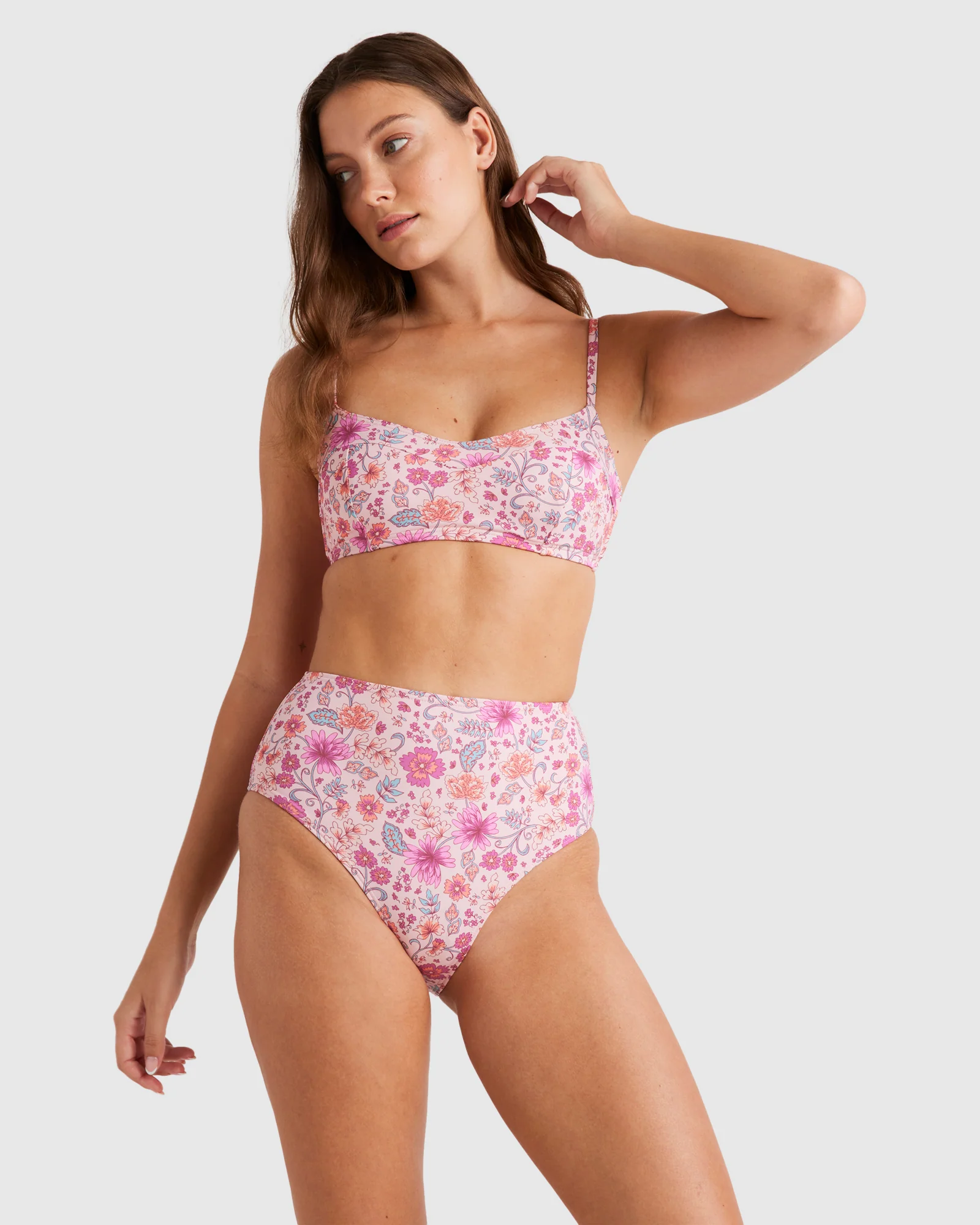 Womens La Plage Vintage D/DD Bralette Bikini Top