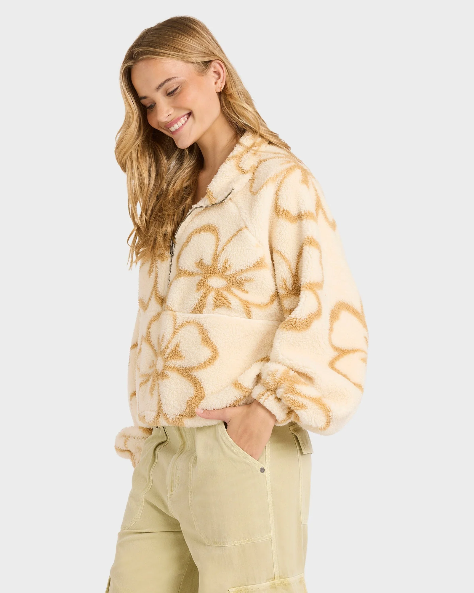 Womens Last Time Half Zip Pullover - Image 3