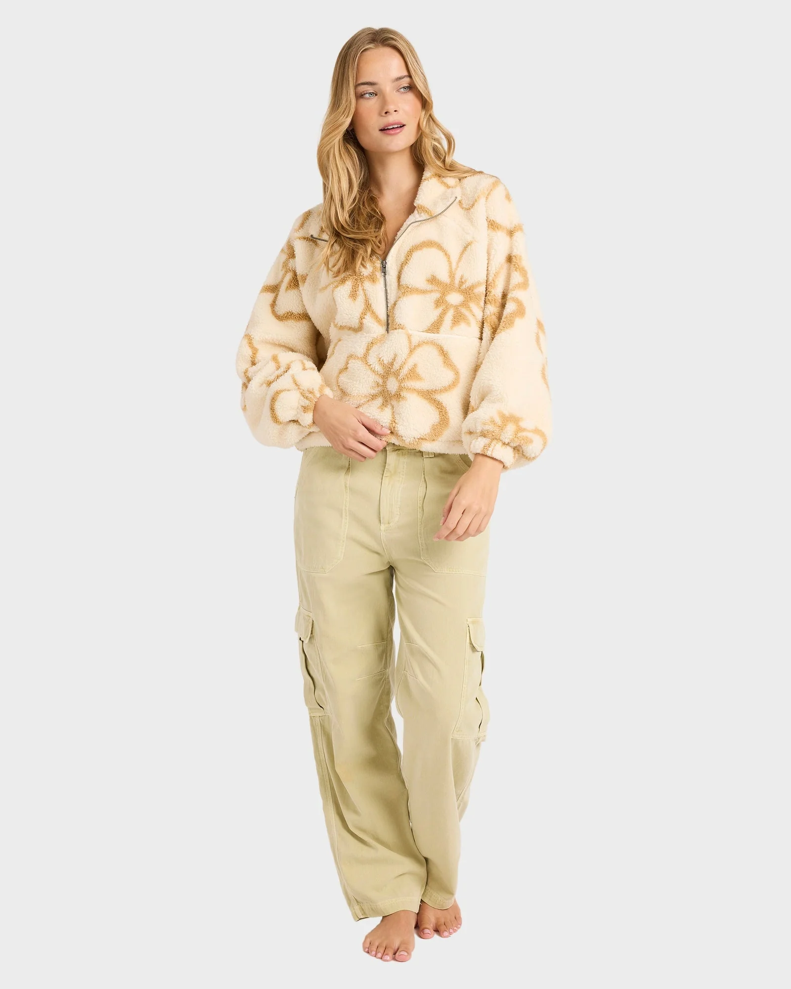 Womens Last Time Half Zip Pullover - Image 5