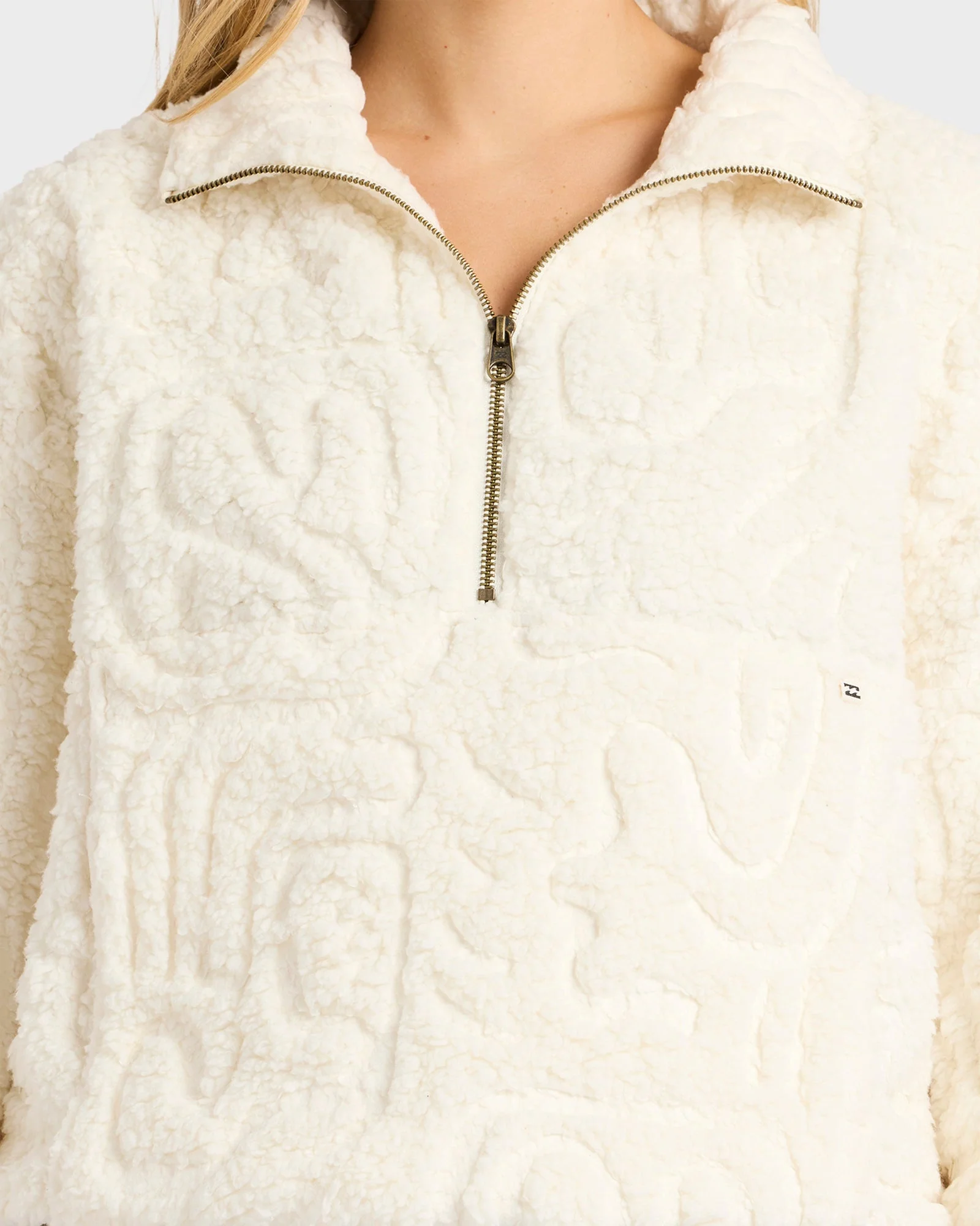 Womens Le Love Half Zip Pullover - Image 4