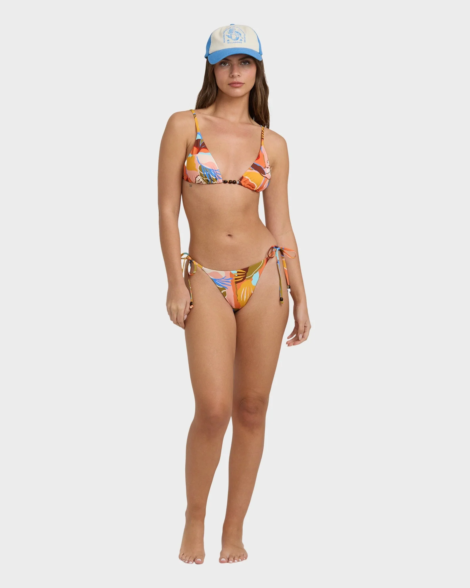 Womens Lei Daze Slide Tall Triangle Bikini Top - Image 6