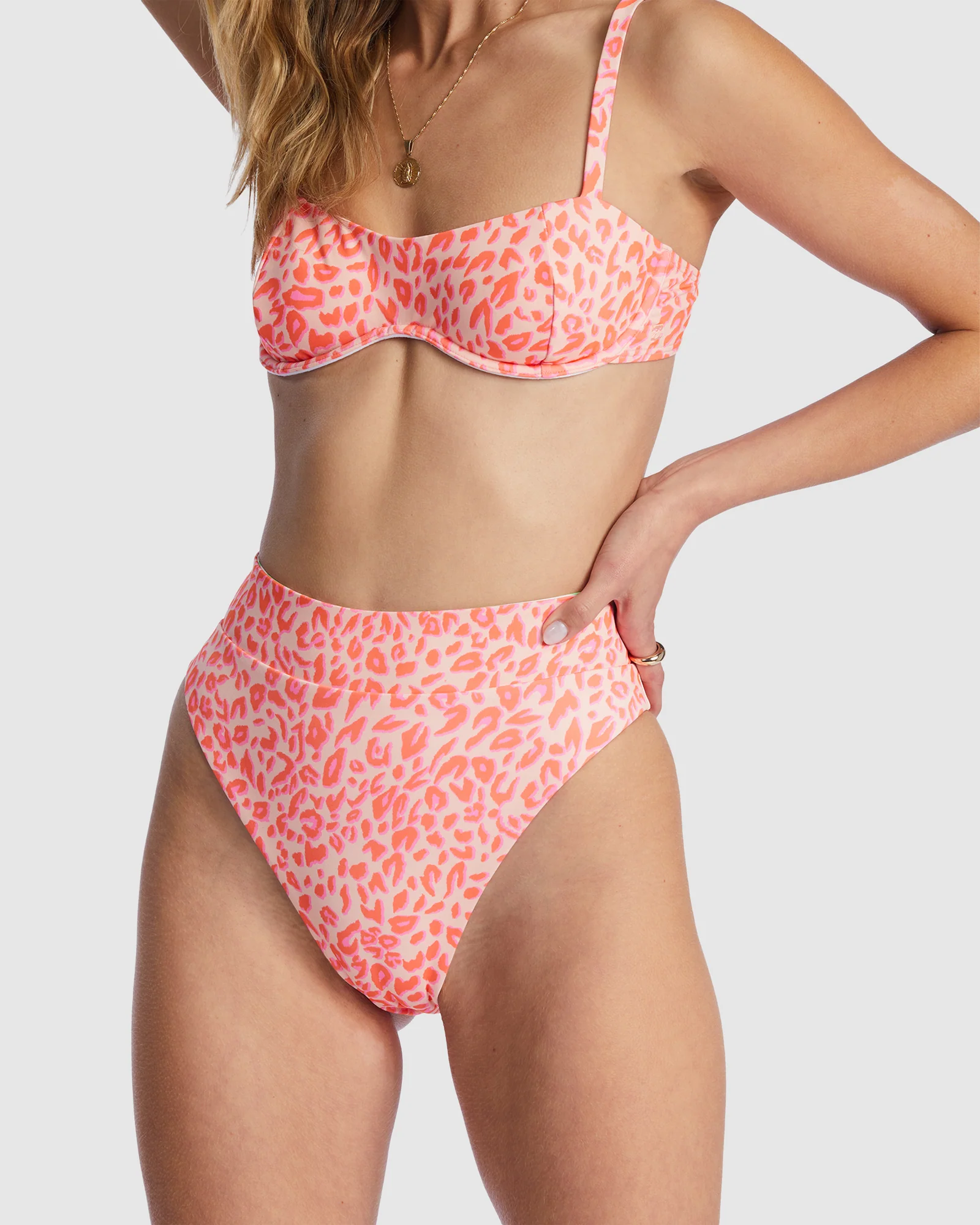 Womens Lei Low Reversible Rise Bikini Bottom - Image 4