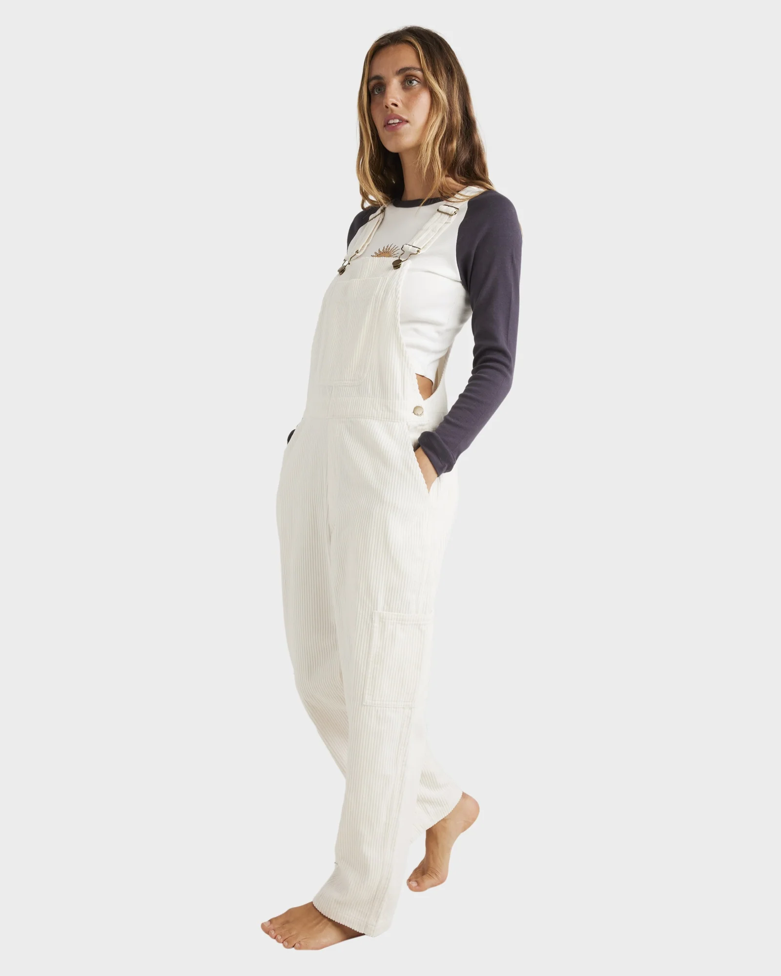 Womens Leia Corduroy Overalls - Image 2