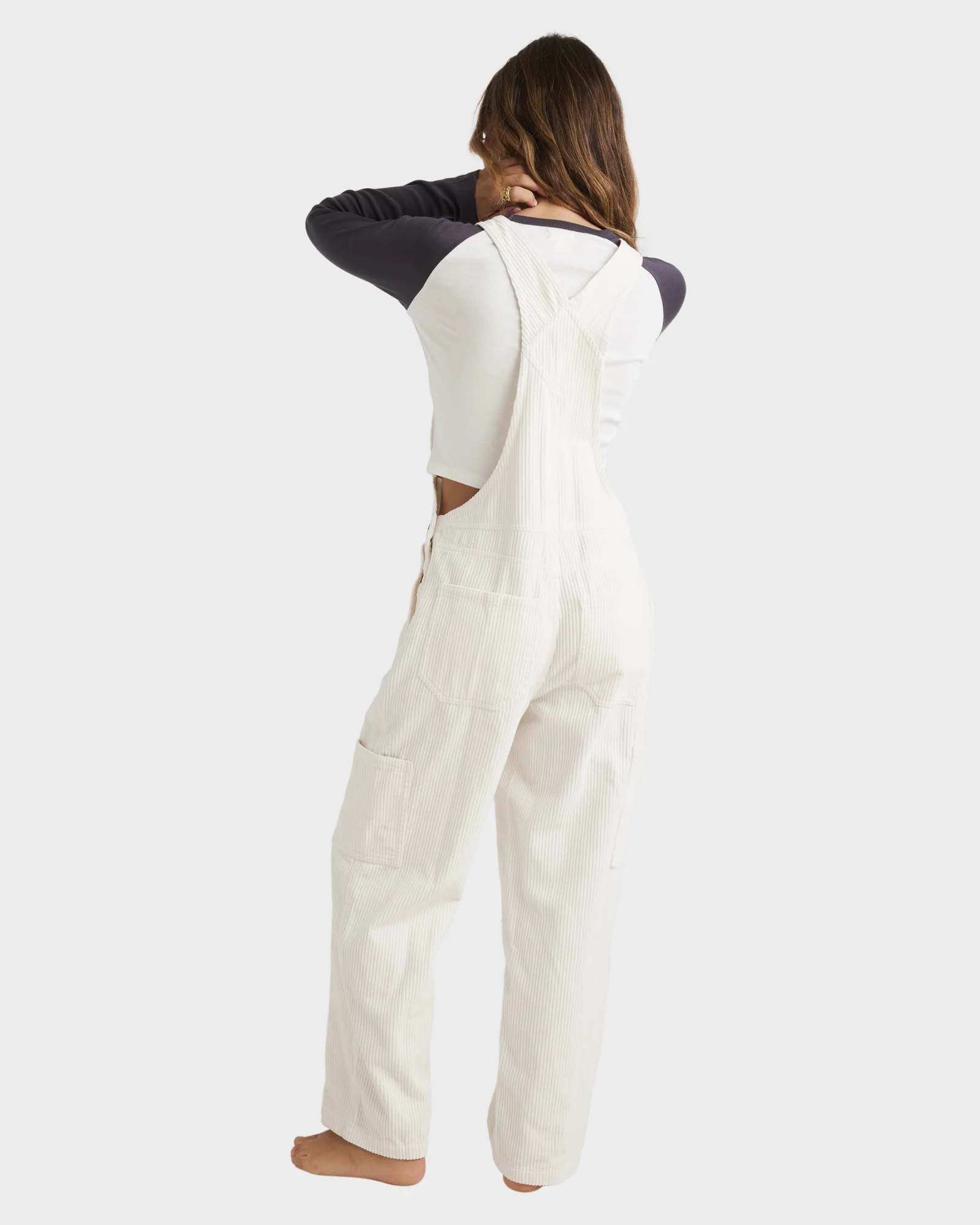 Womens Leia Corduroy Overalls - Image 3