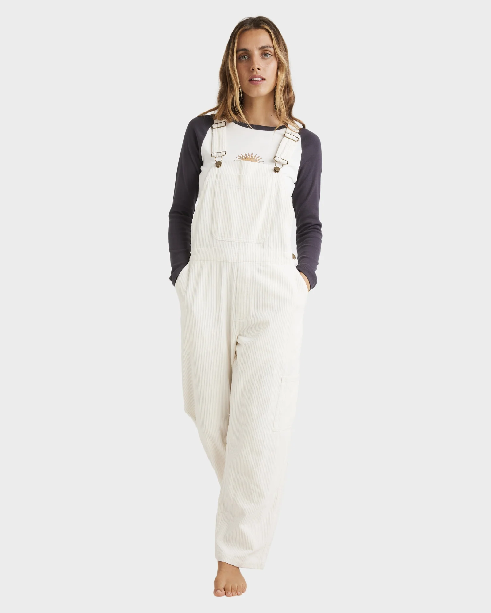Womens Leia Corduroy Overalls - Image 5