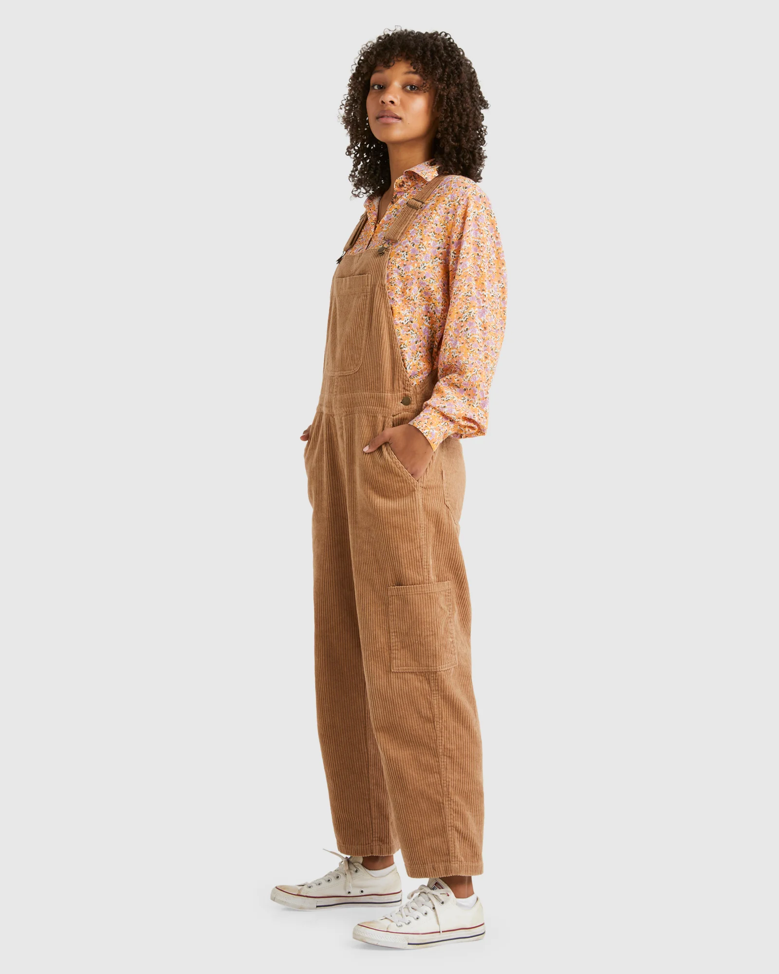 Womens Leia Corduroy Overalls - Image 2