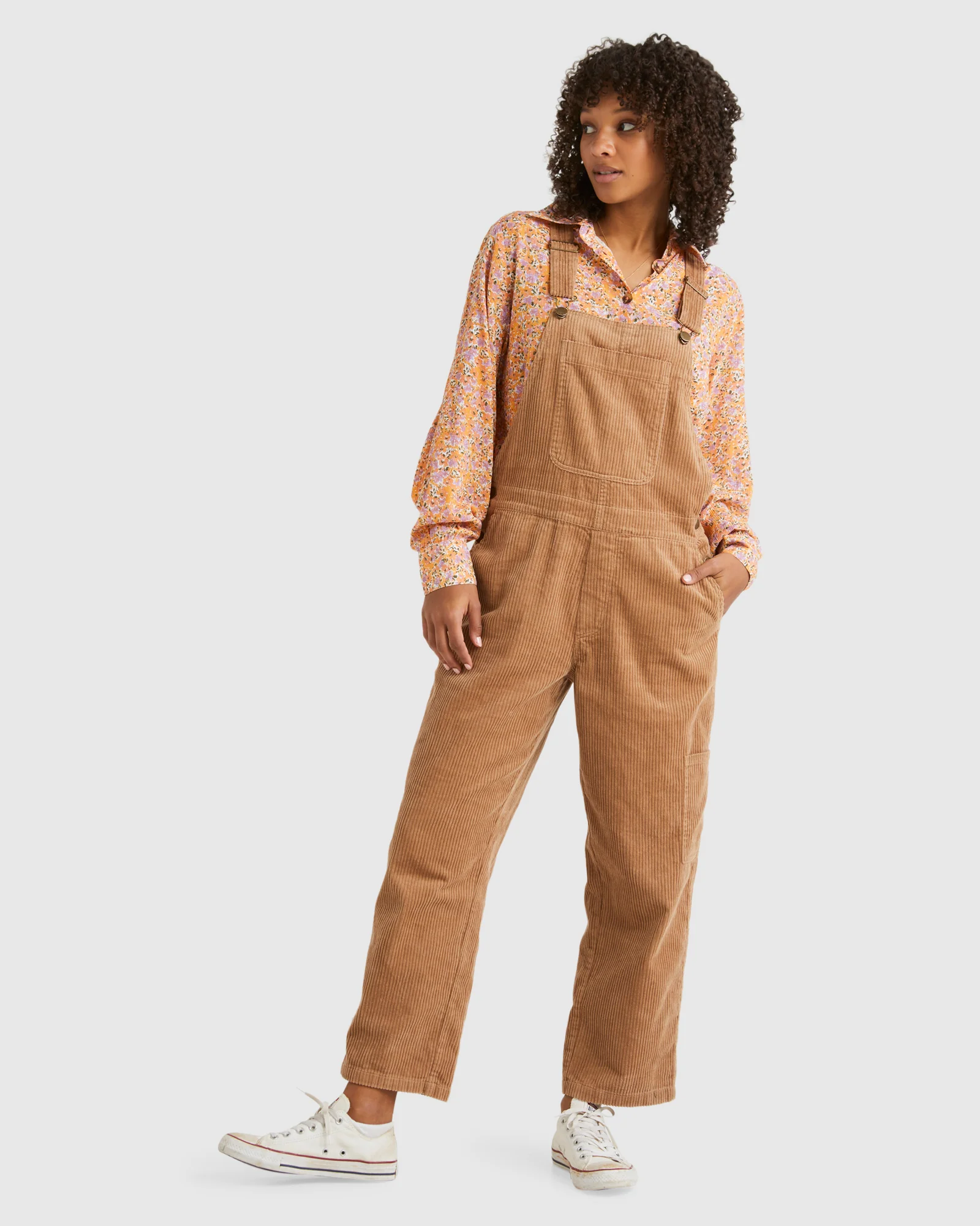 Womens Leia Corduroy Overalls - Image 5