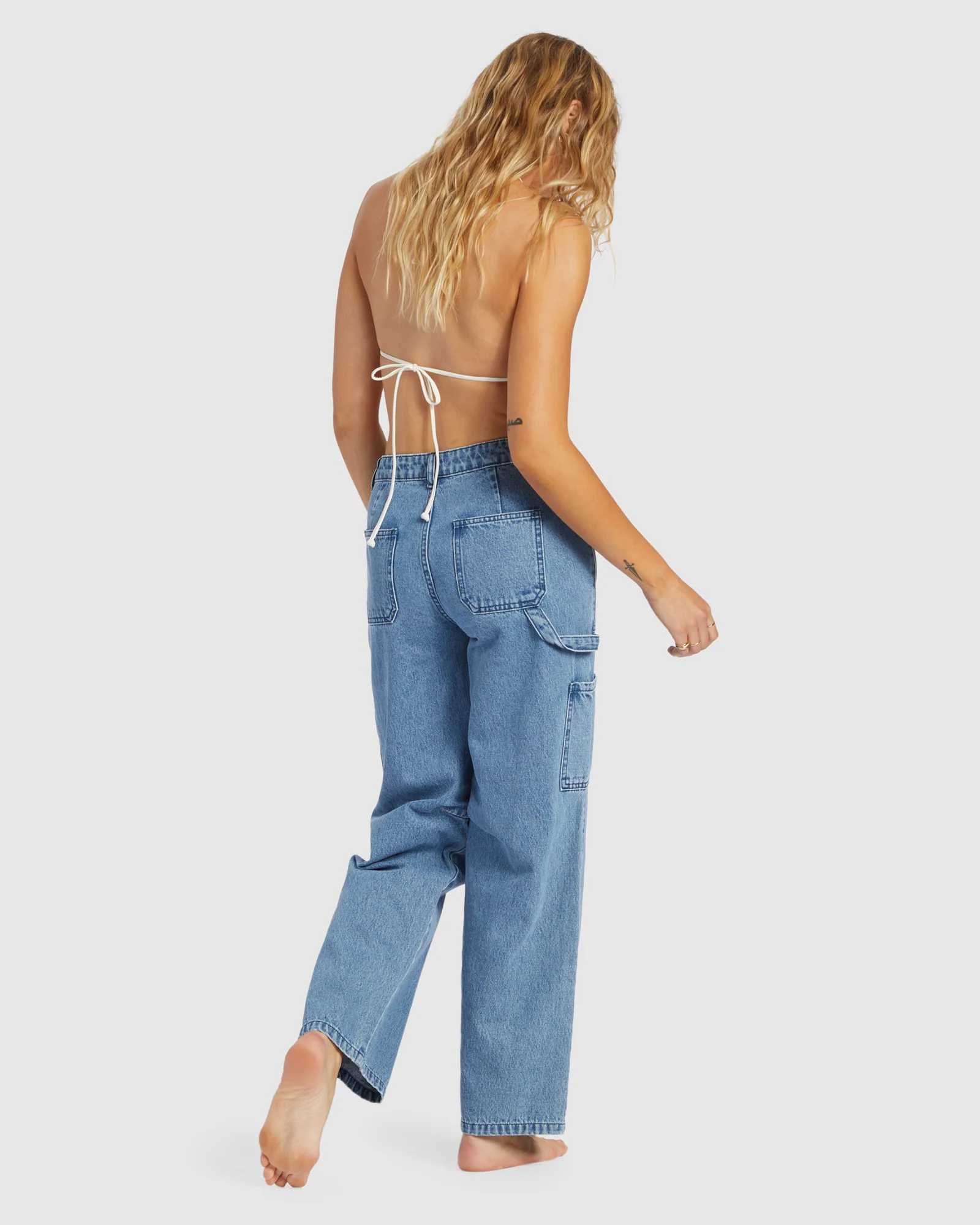 Womens Leia Denim Pants - Image 3