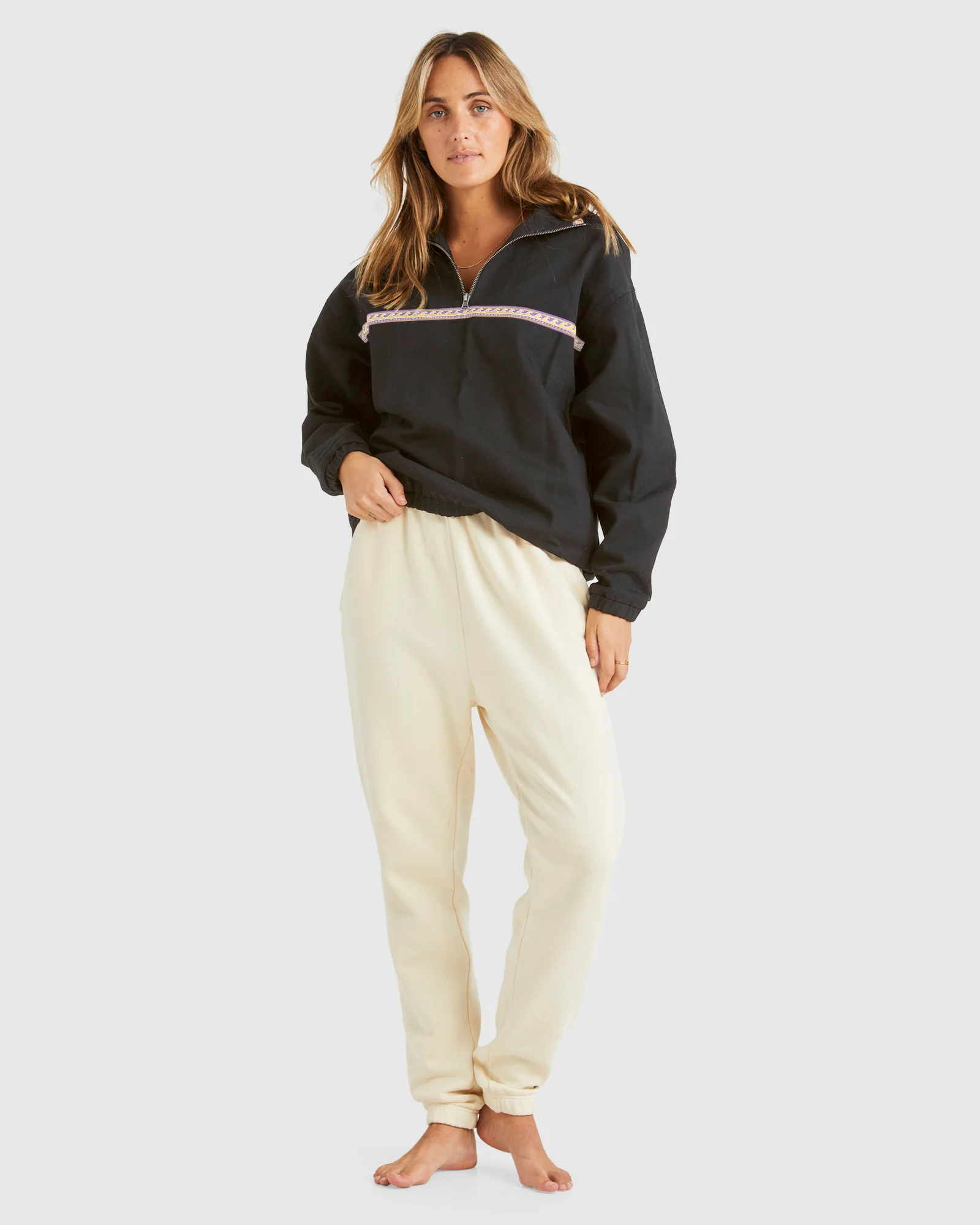 Womens Leia Half Zip Pullover Jacket - Image 5