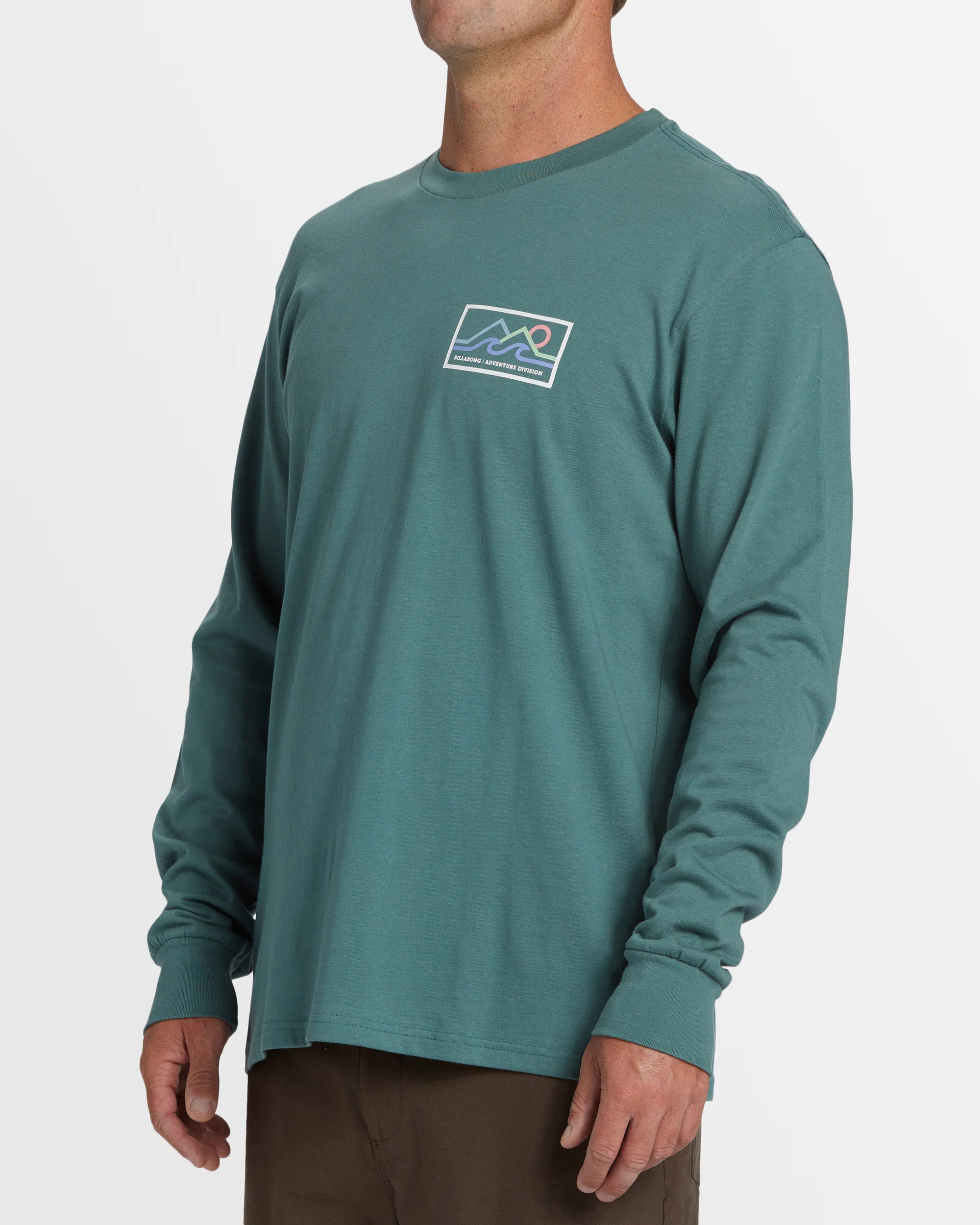 Mens Length Long Sleeve T-Shirt - Image 2