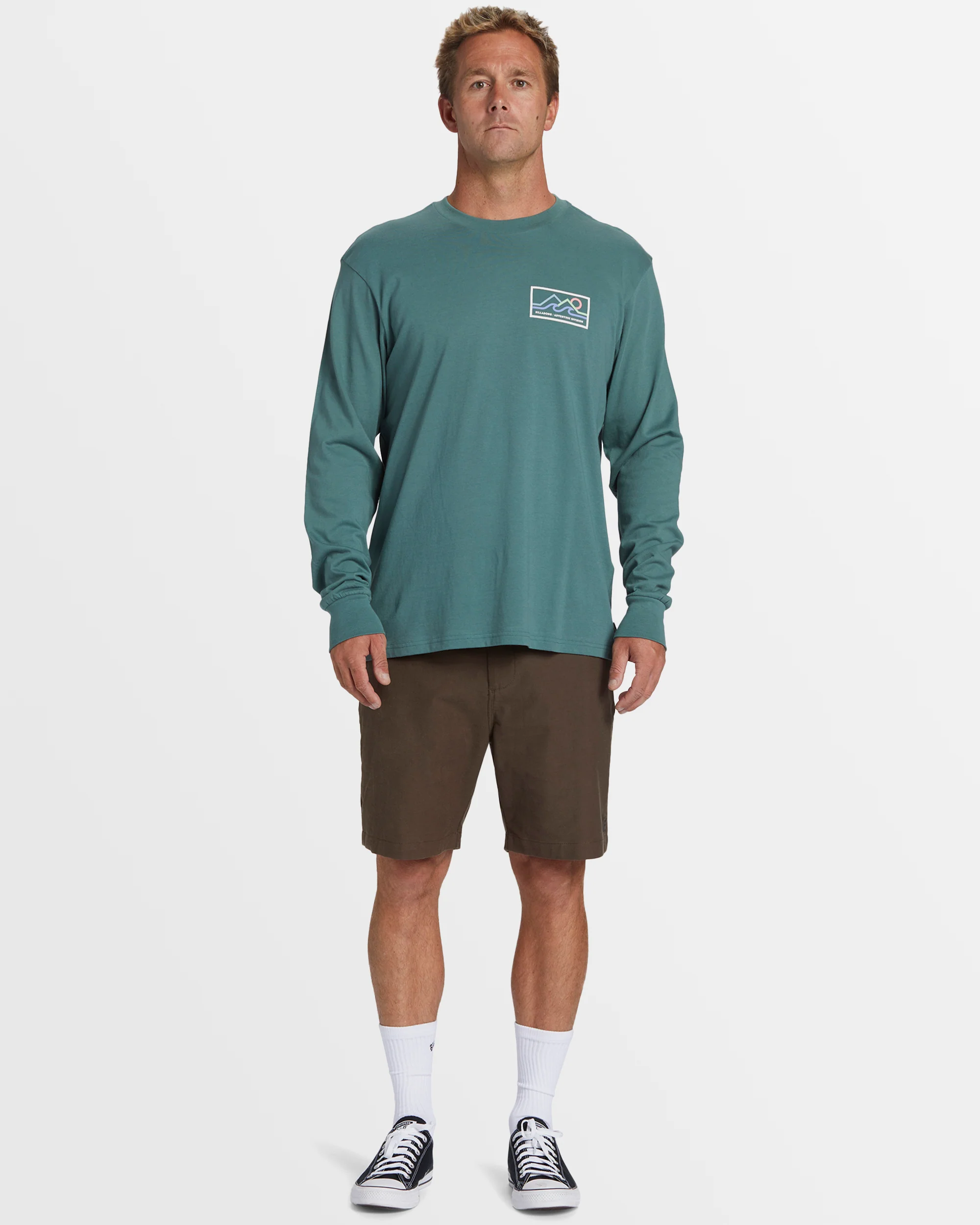 Mens Length Long Sleeve T-Shirt - Image 5