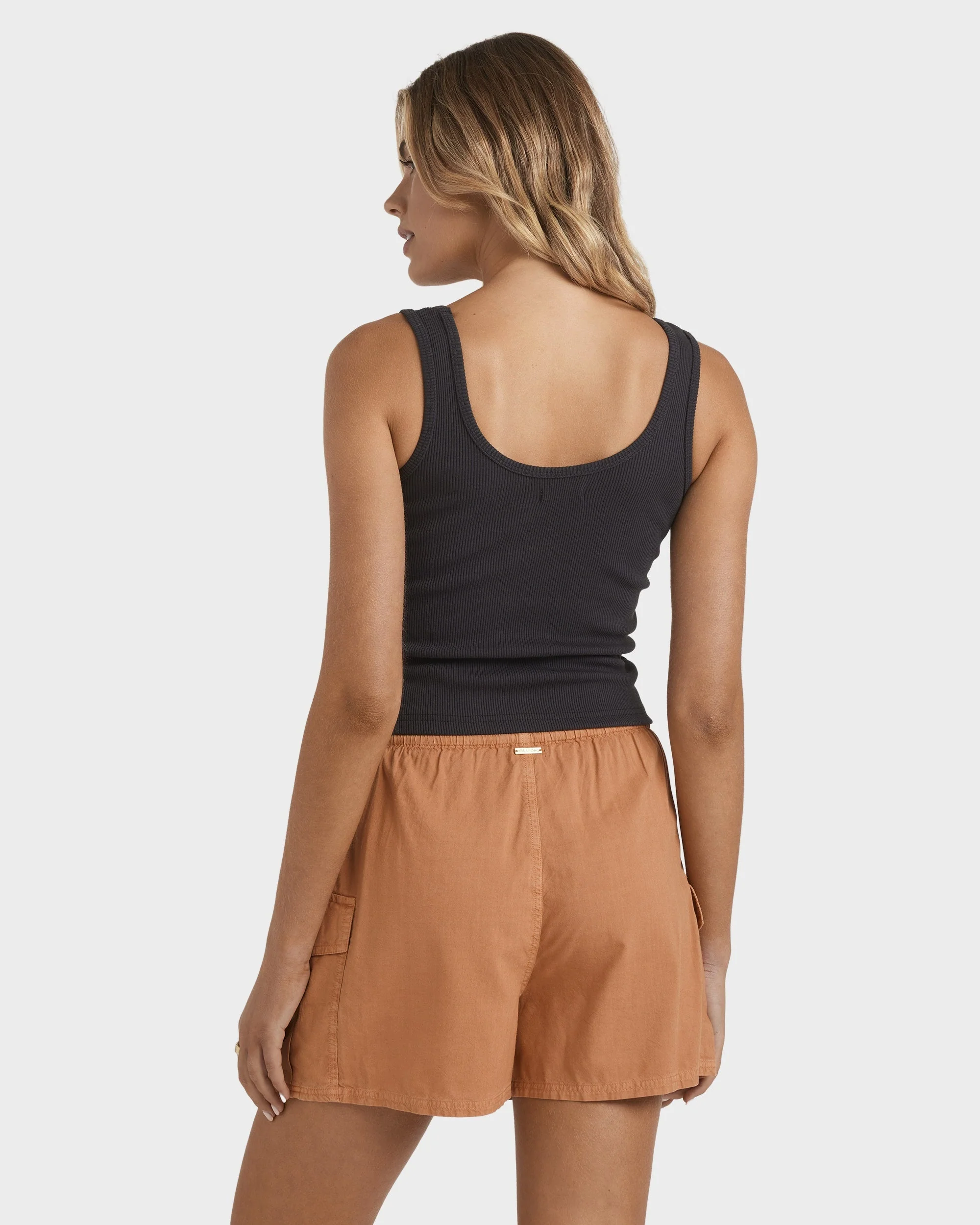 Womens Lets Go Cargo Shorts - Image 2