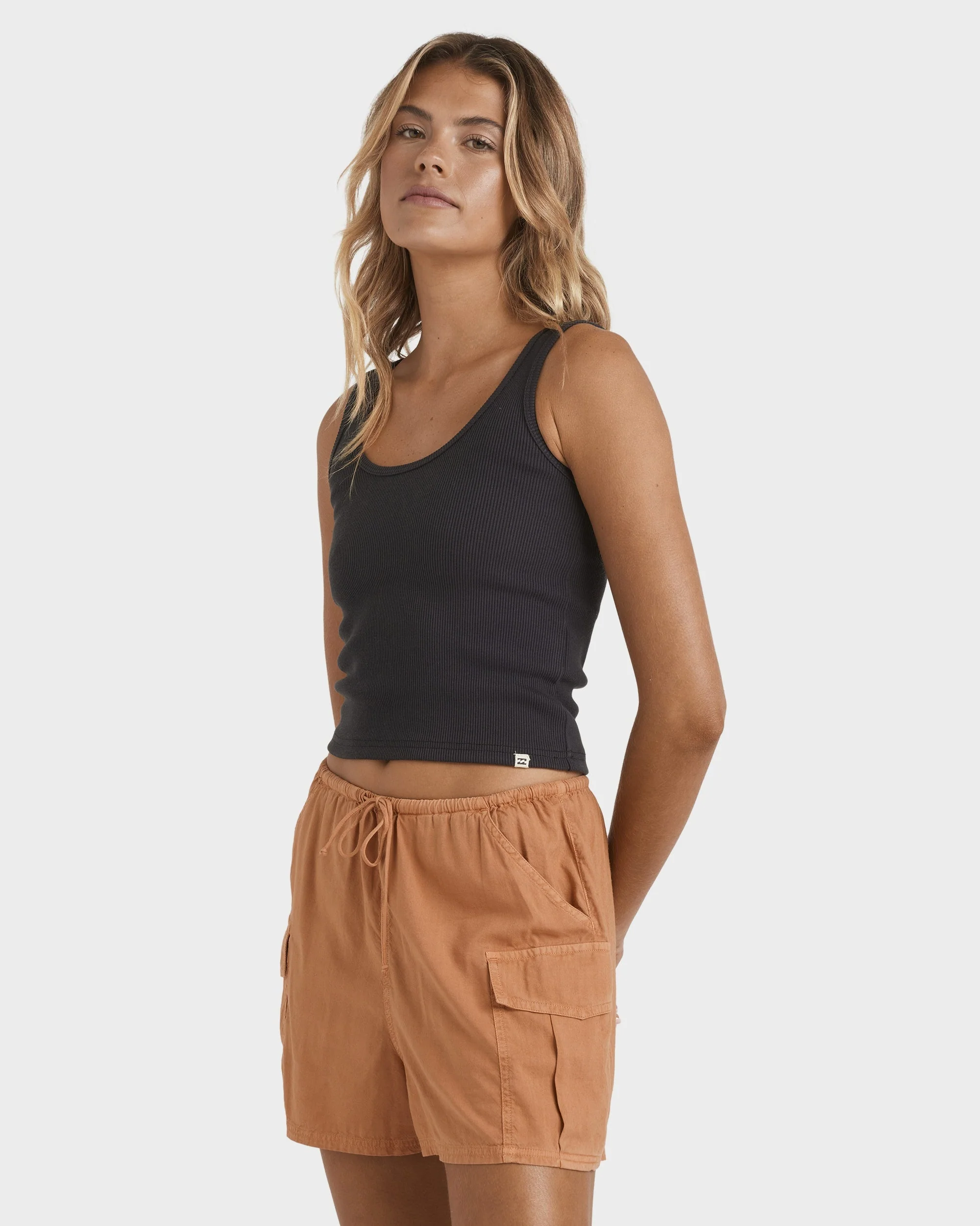 Womens Lets Go Cargo Shorts - Image 3