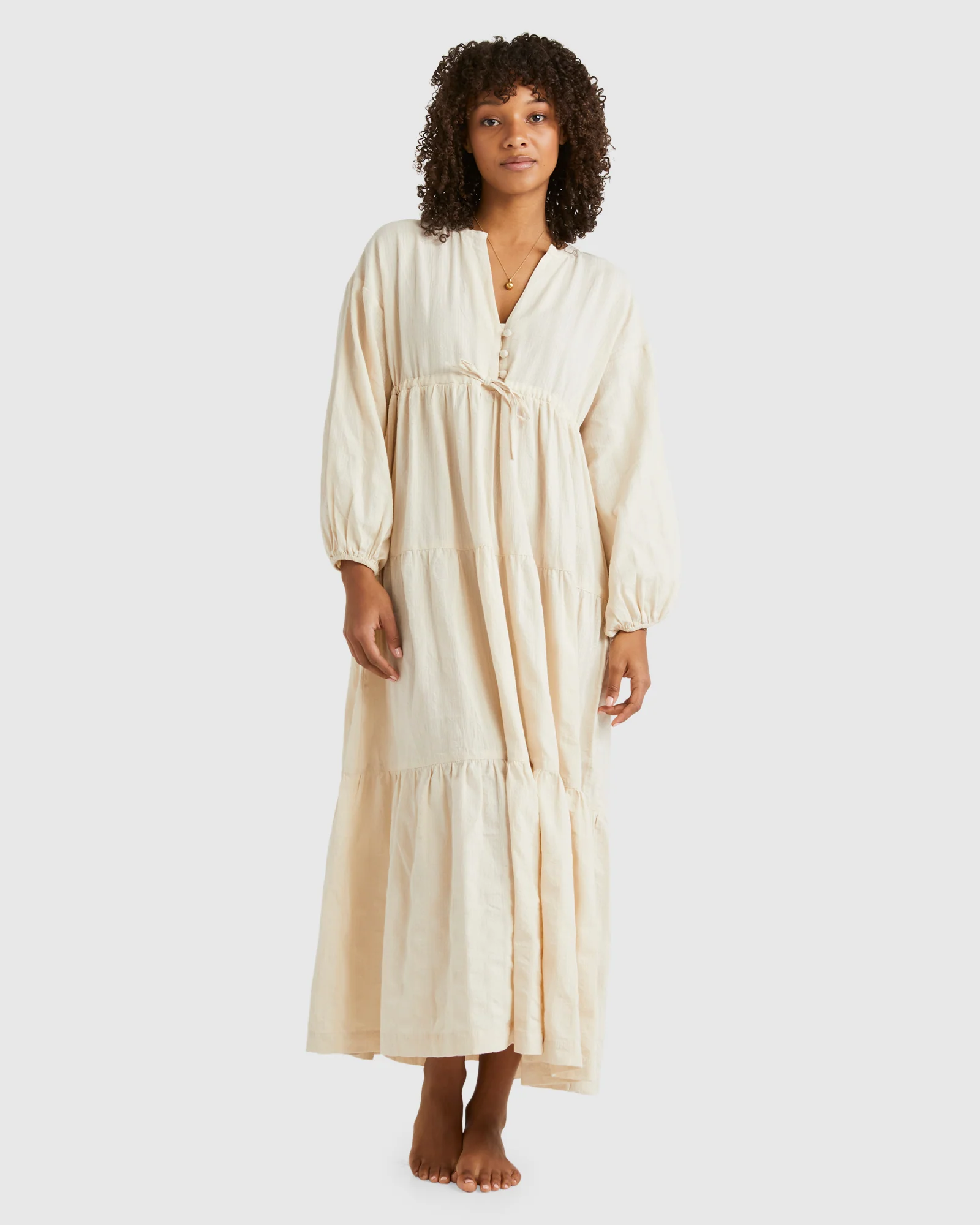 Womens Light Beam Maxi Dress - Image 5