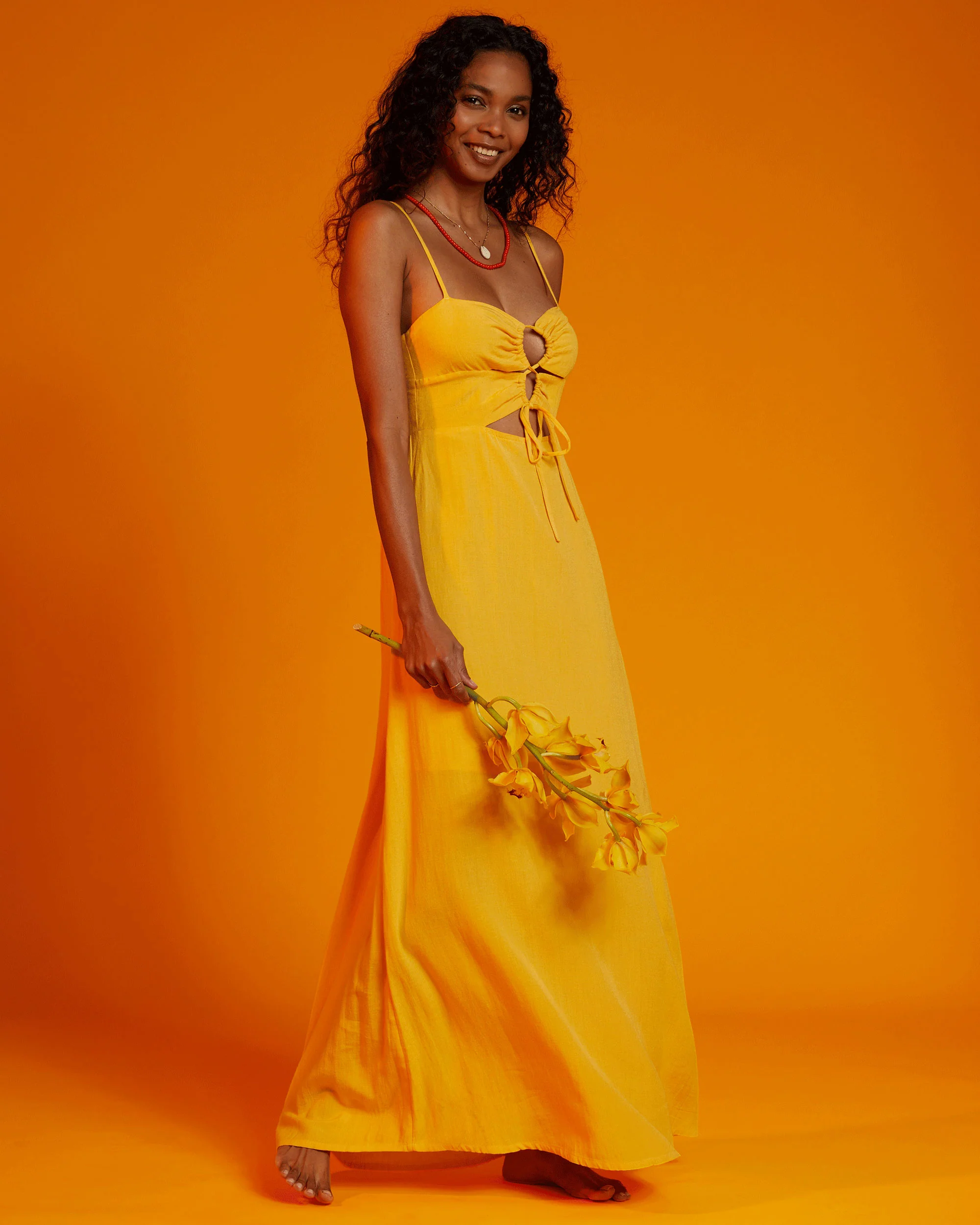 Womens Lima Maxi Dress - Image 2