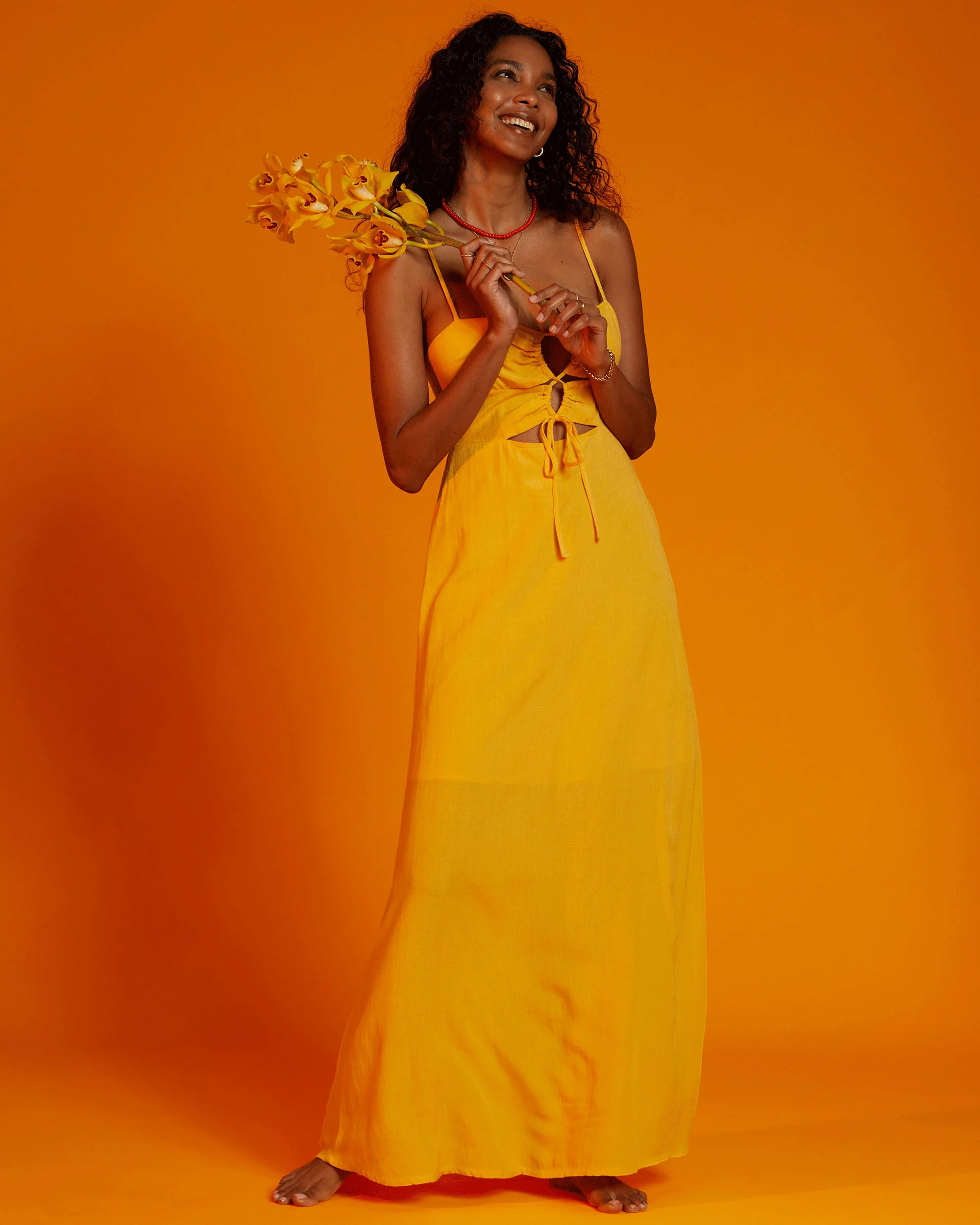 Womens Lima Maxi Dress - Image 3