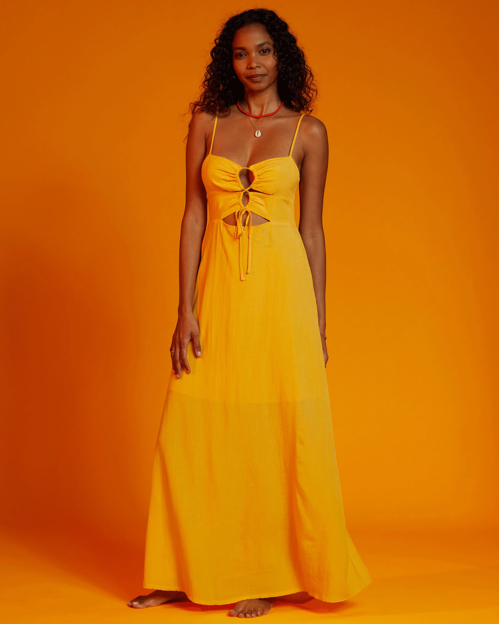 Womens Lima Maxi Dress - Image 4