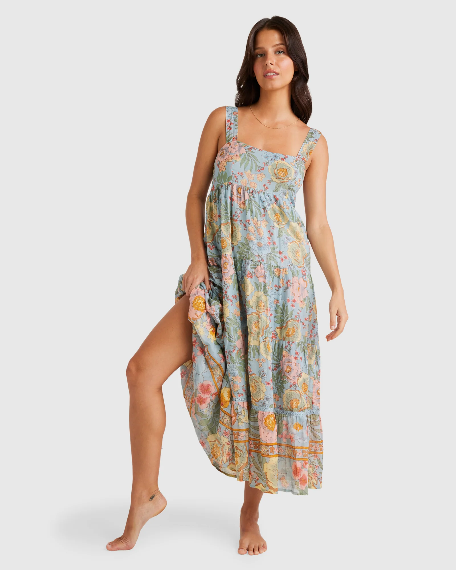 Womens Lost Cove Shine On Midi Dress - Image 6
