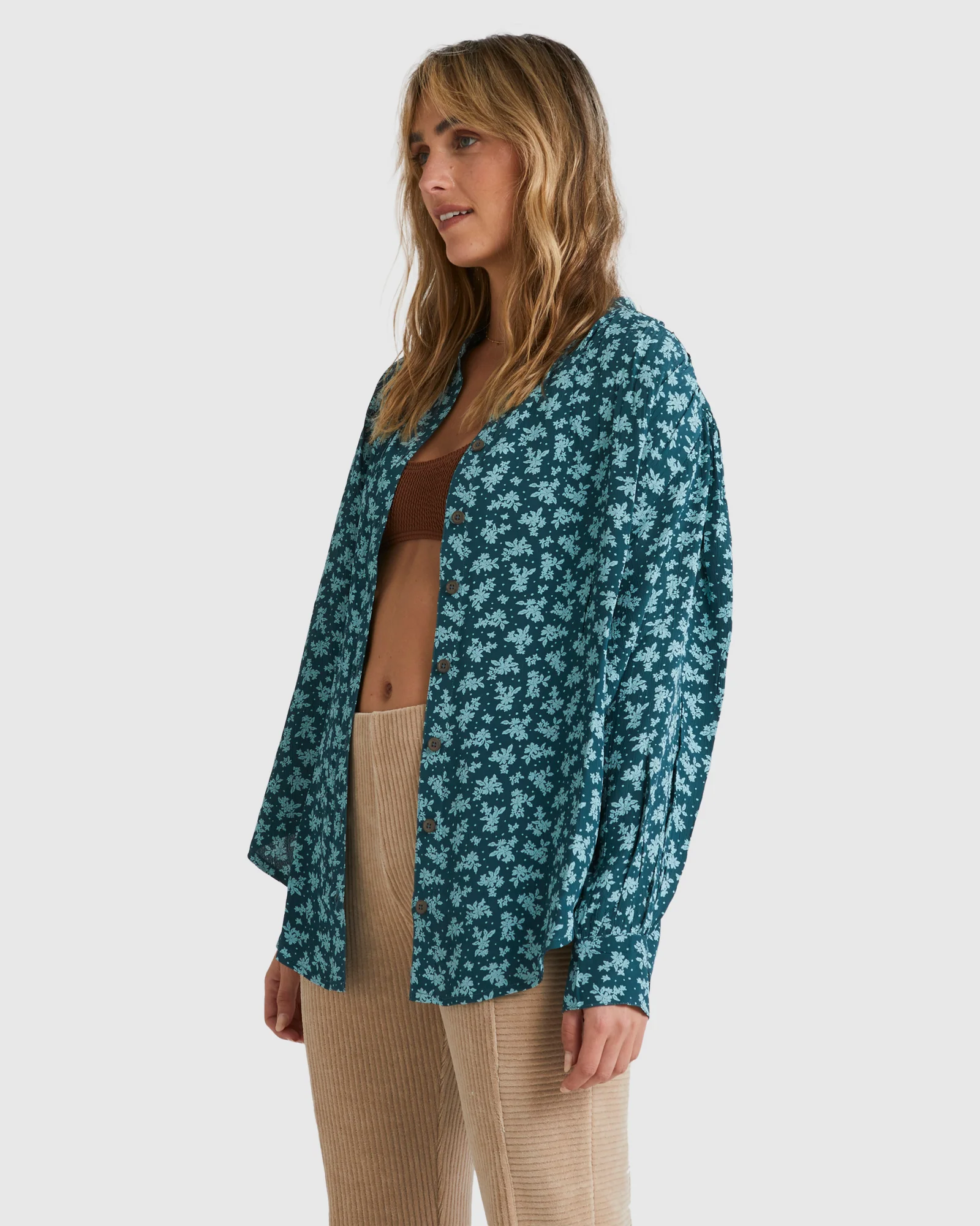 Womens Lost Days Shine On Long Sleeve Shirt - Image 2