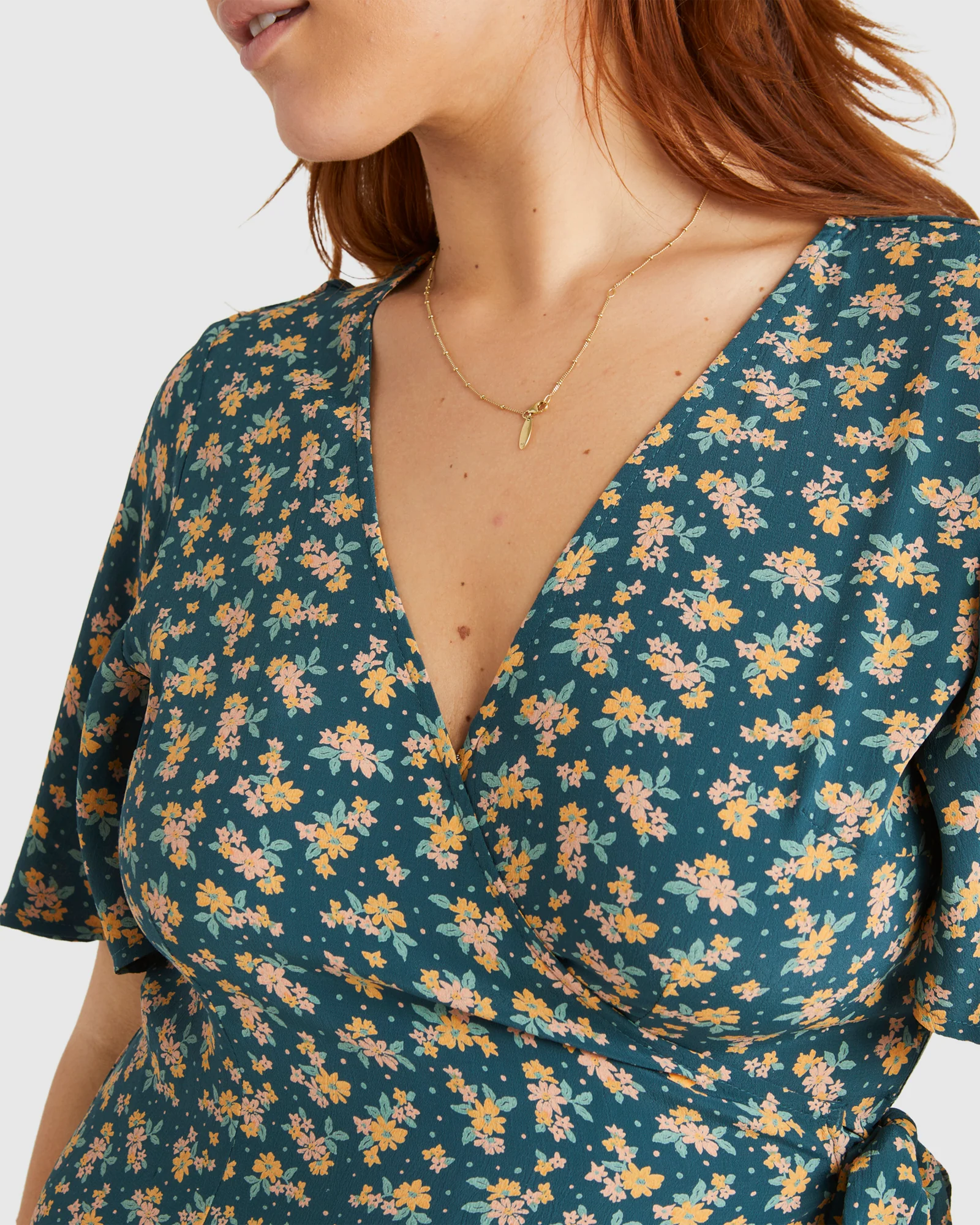 Womens Lost Days Wrap Dress - Image 2