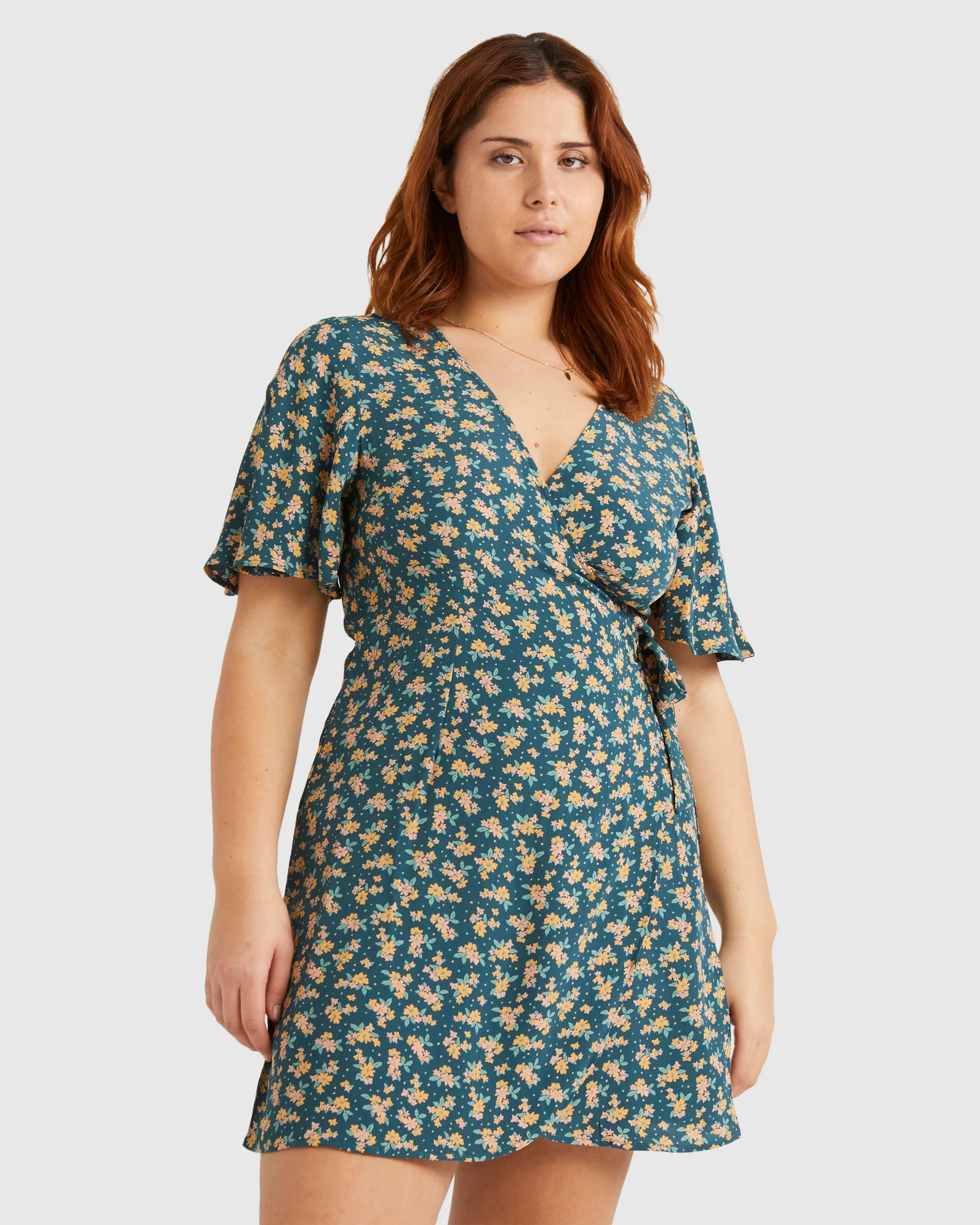 Womens Lost Days Wrap Dress - Image 3