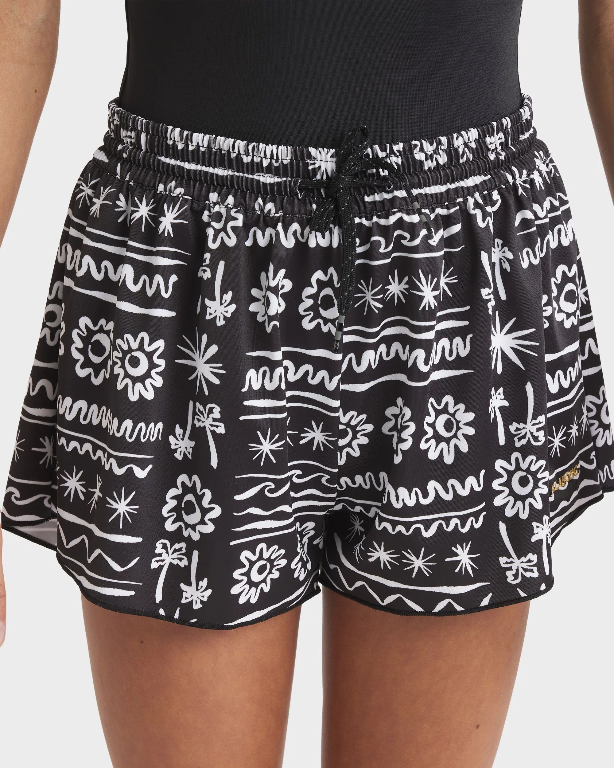 Girls 6-16 Swim Volley Boardshorts - Image 4