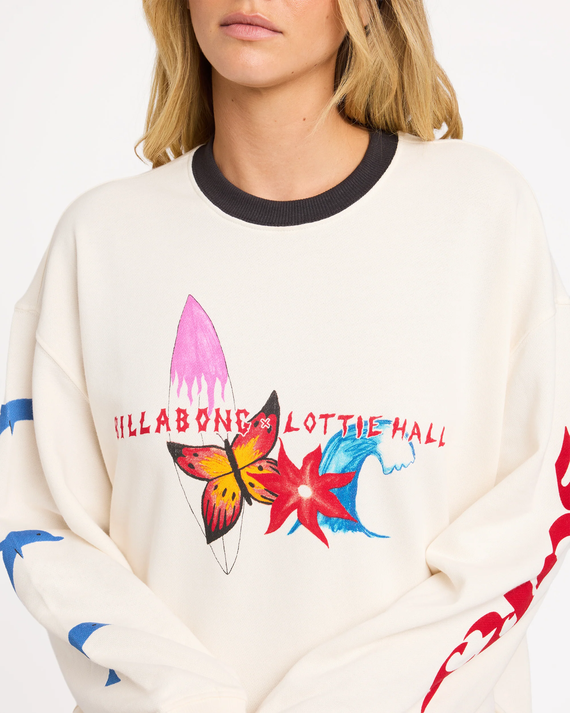 Womens Lottie Hall Crew Neck - Image 4