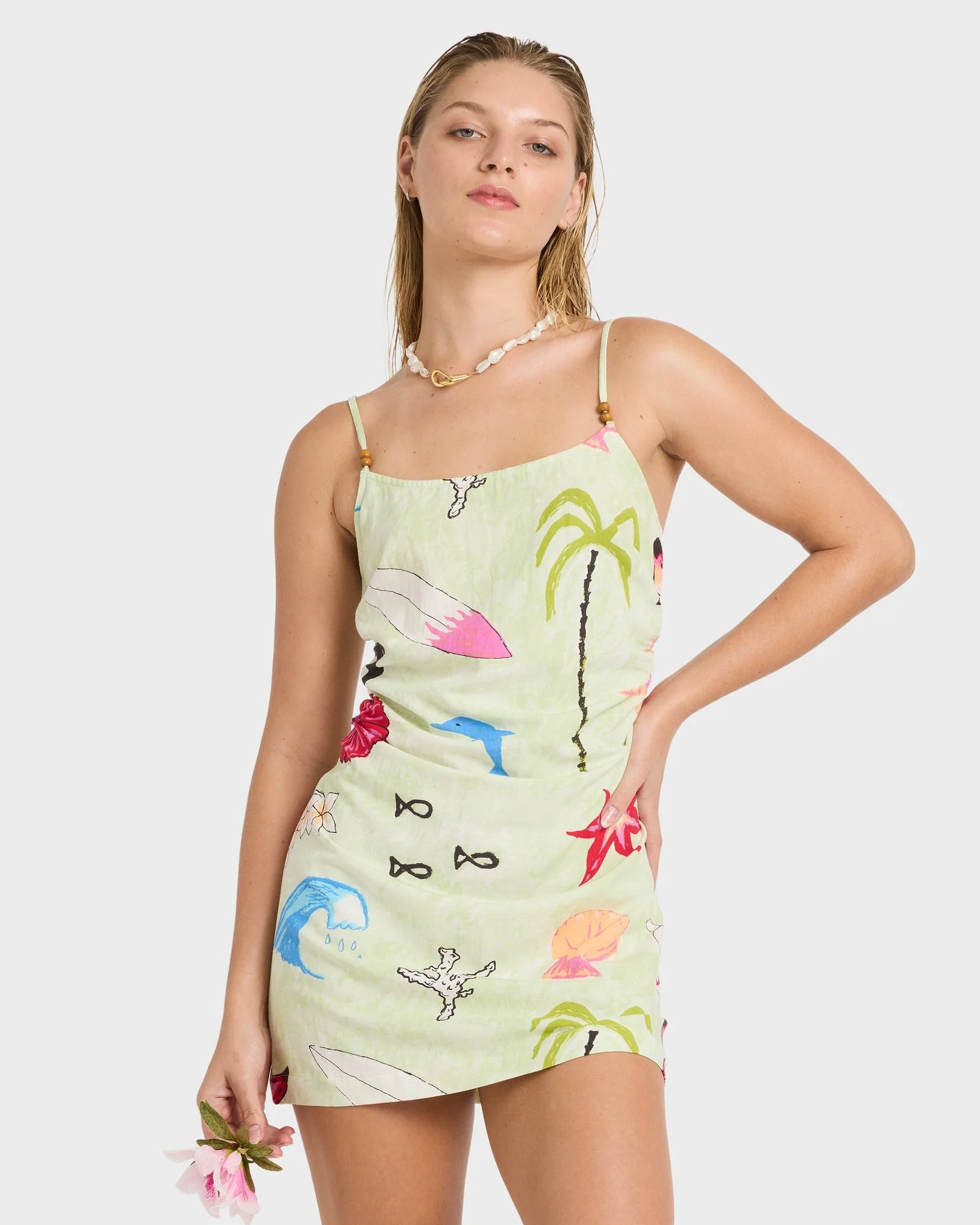 Womens Lottie Hall Mini Dress - Image 2