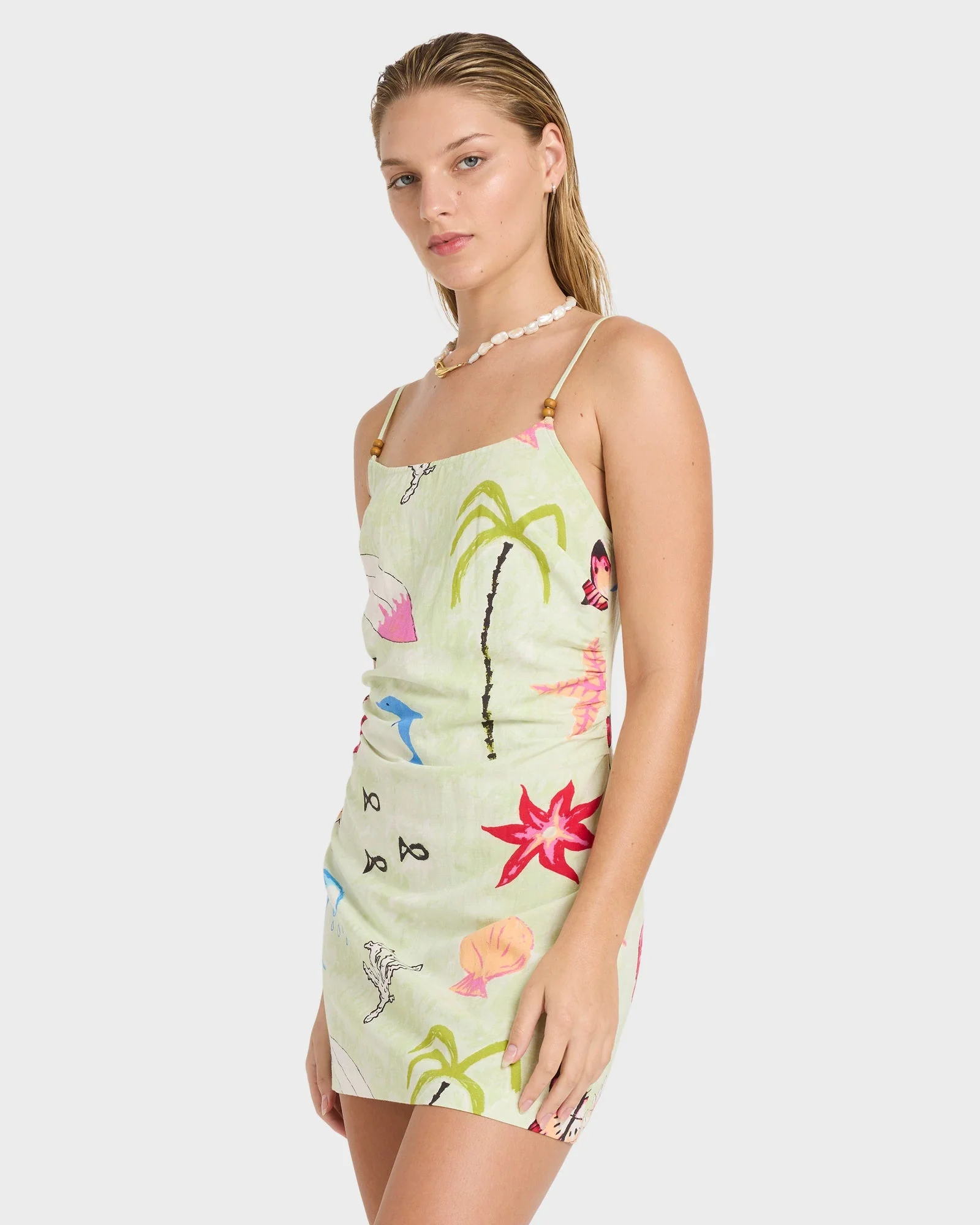 Womens Lottie Hall Mini Dress - Image 4