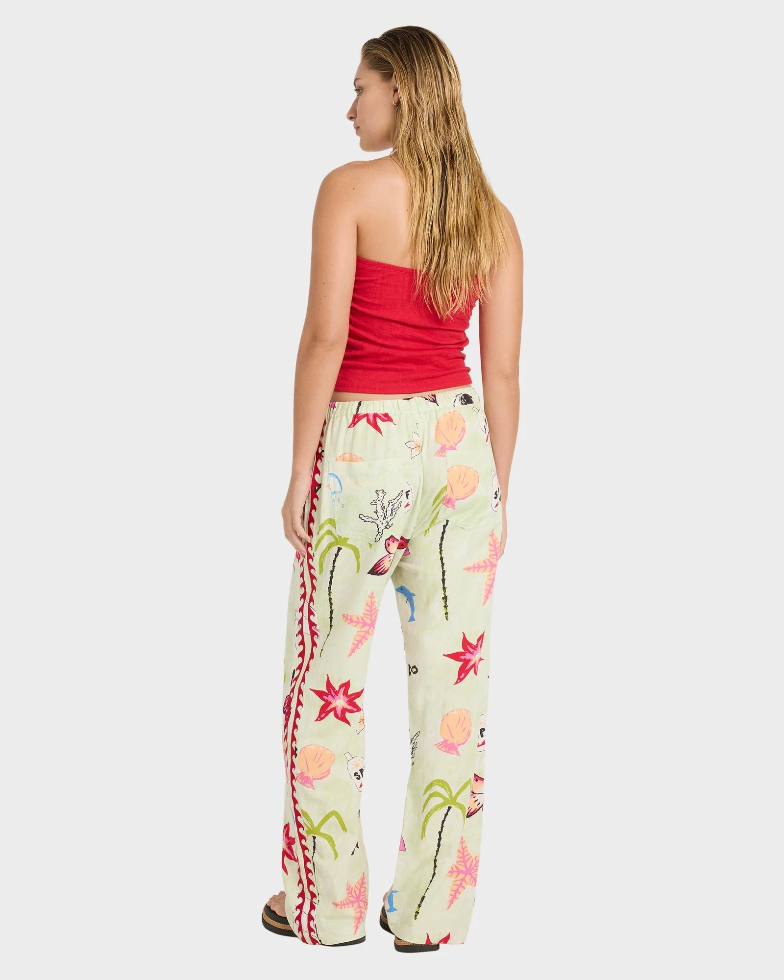 Womens Lottie Hall Elastic Pants - Image 3
