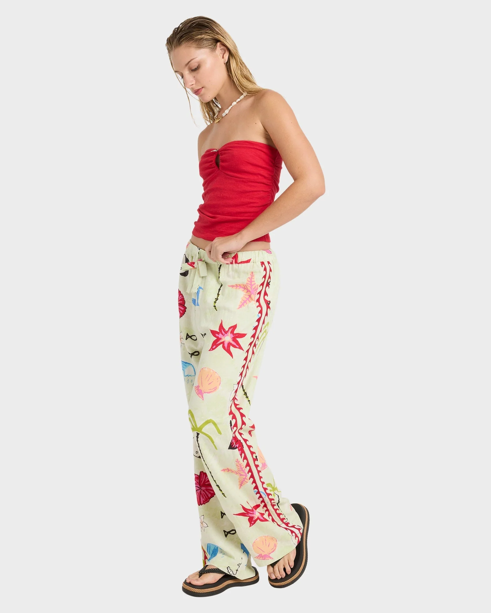 Womens Lottie Hall Elastic Pants - Image 4
