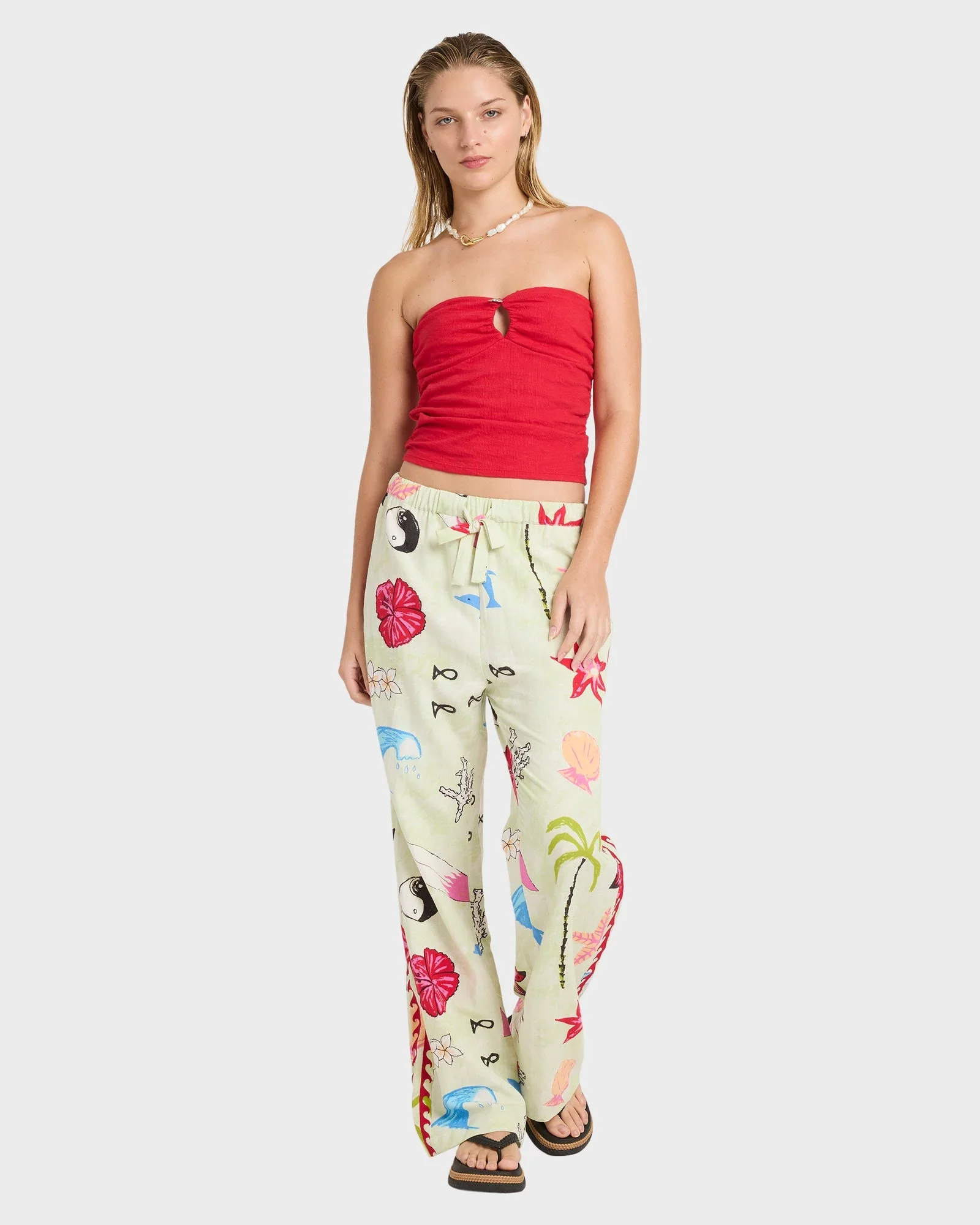 Womens Lottie Hall Elastic Pants - Image 6