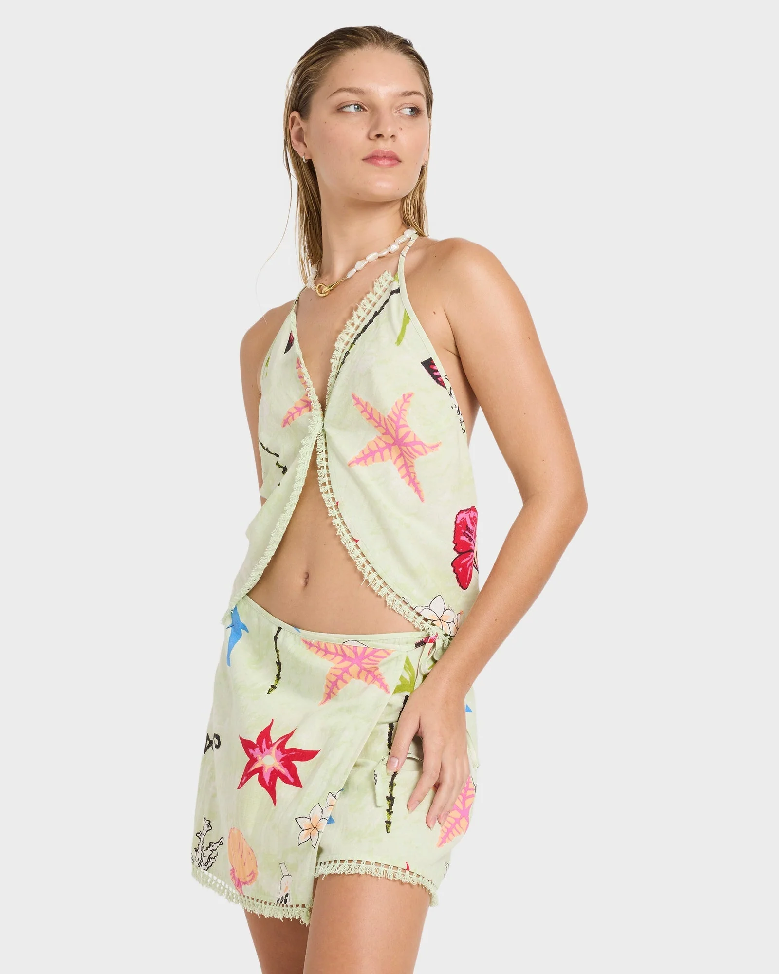 Womens Lottie Hall Woven Tank Top - Image 4