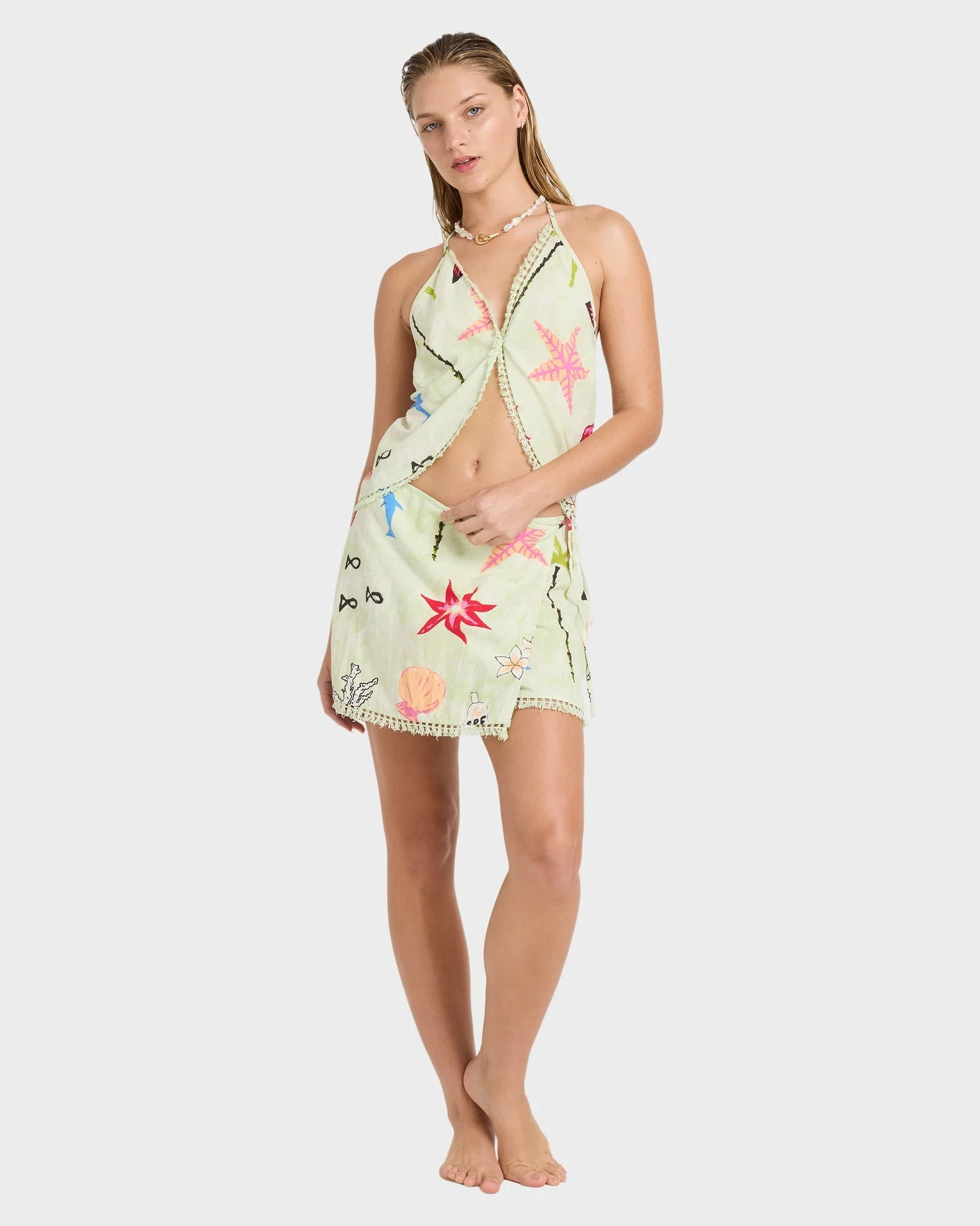 Womens Lottie Hall Woven Tank Top - Image 6