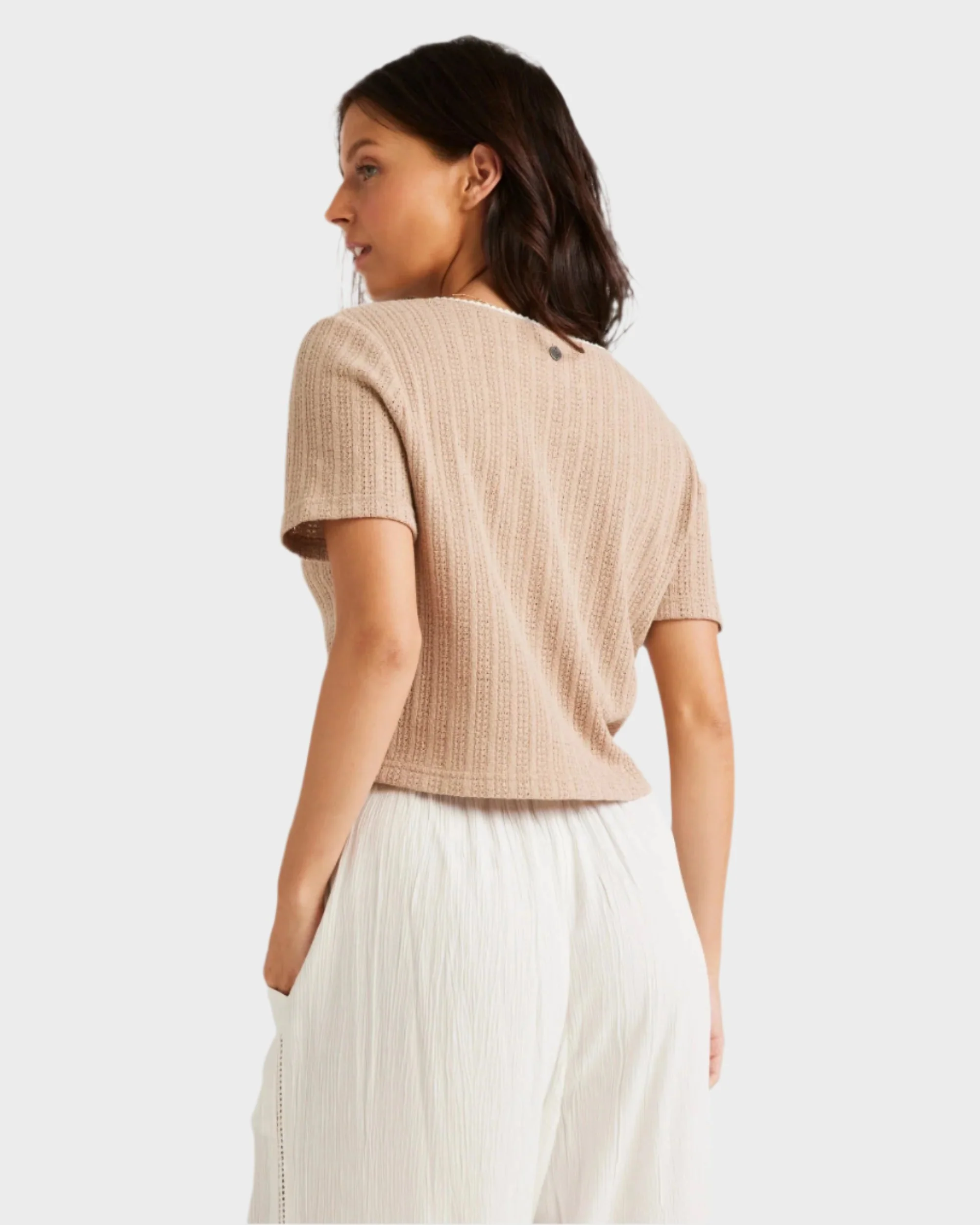 Womens Lounger Short Sleeve Shirt - Image 3