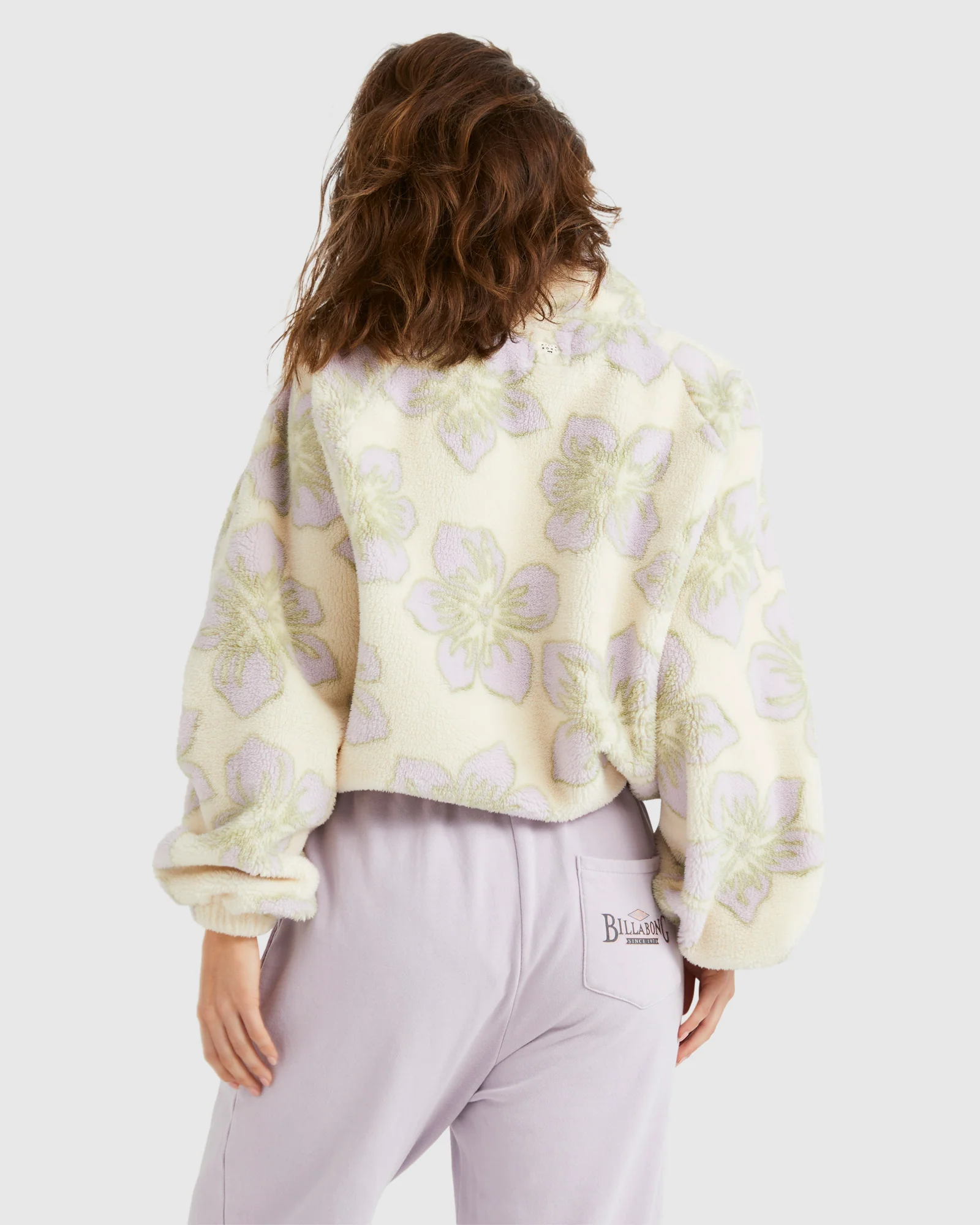 Womens Lovin Life Half Zip Fleece Pullover - Image 3