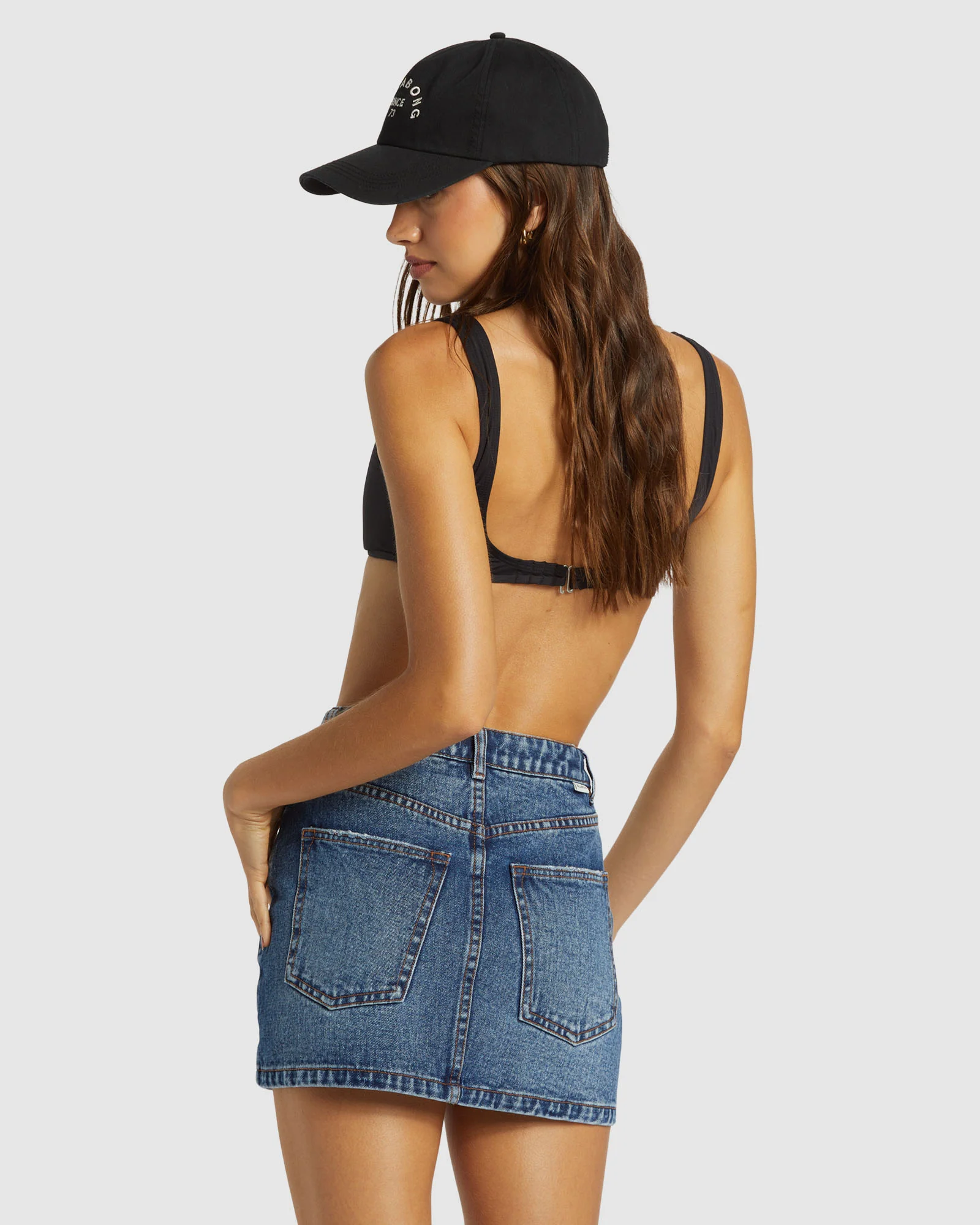 Womens Marina Denim Skirt - Image 3