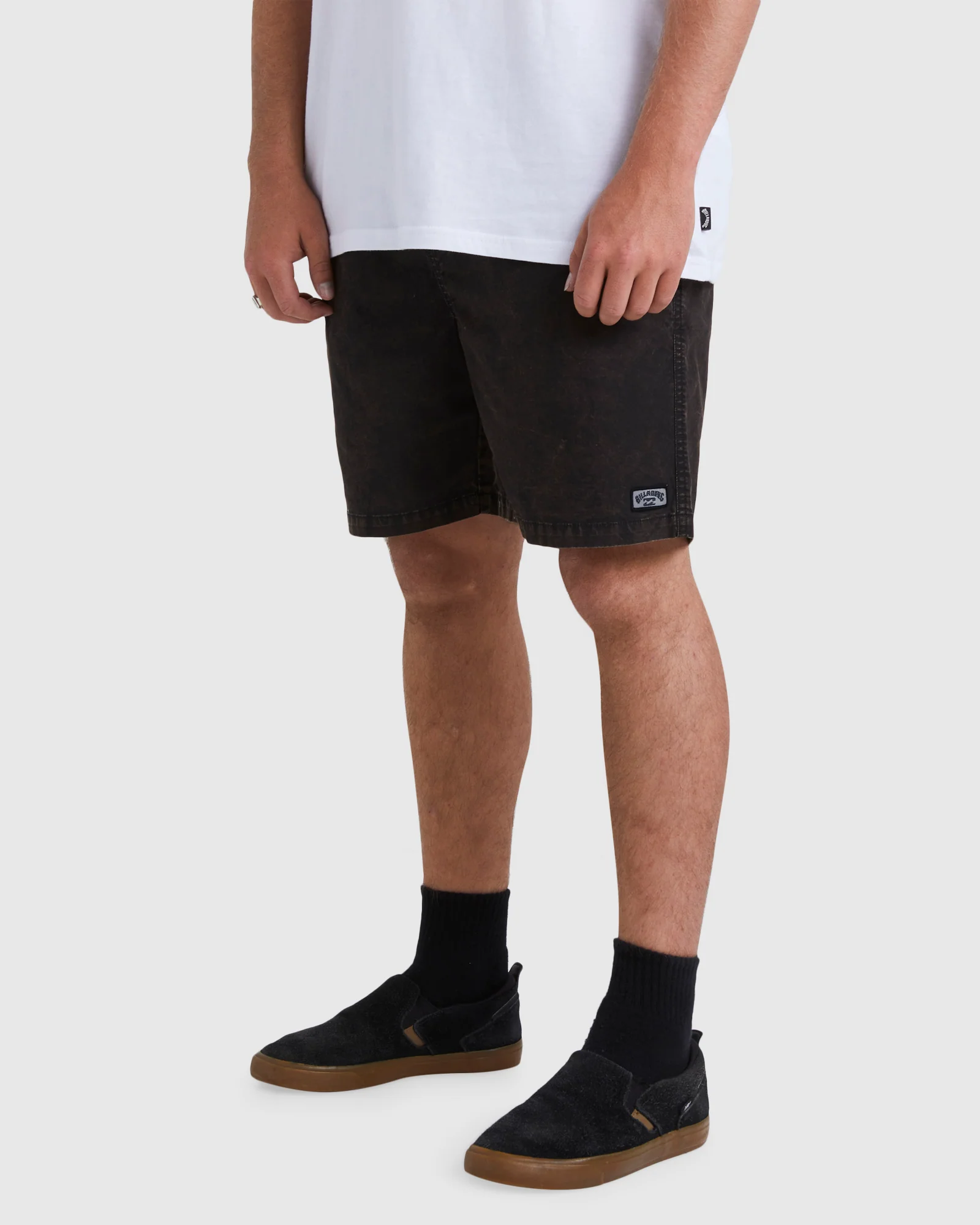 Mens Mario Stretch Elastic 17" Shorts - Image 2