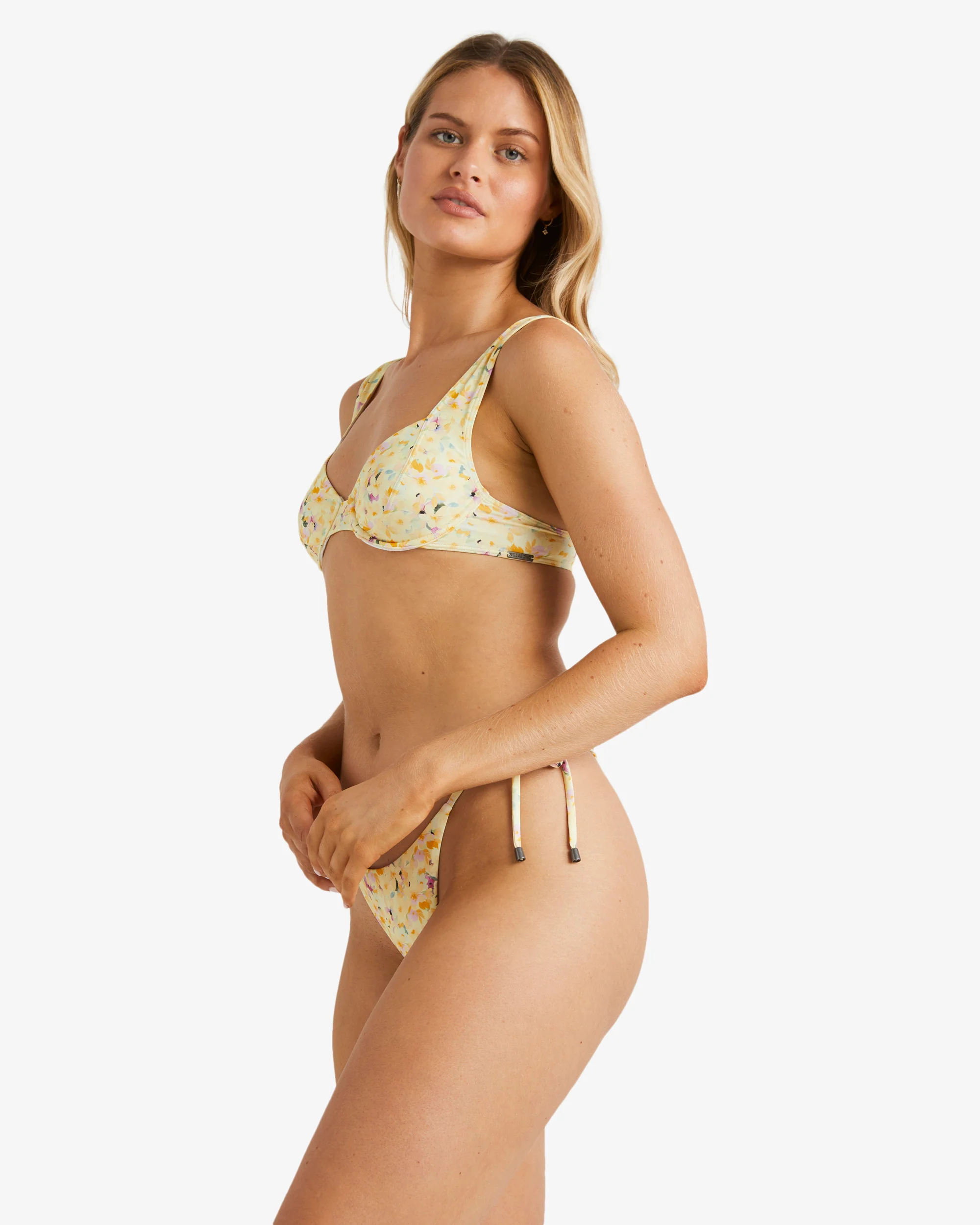 Womens Mellow Days Tie Side Hike Bikini Bottom - Image 2