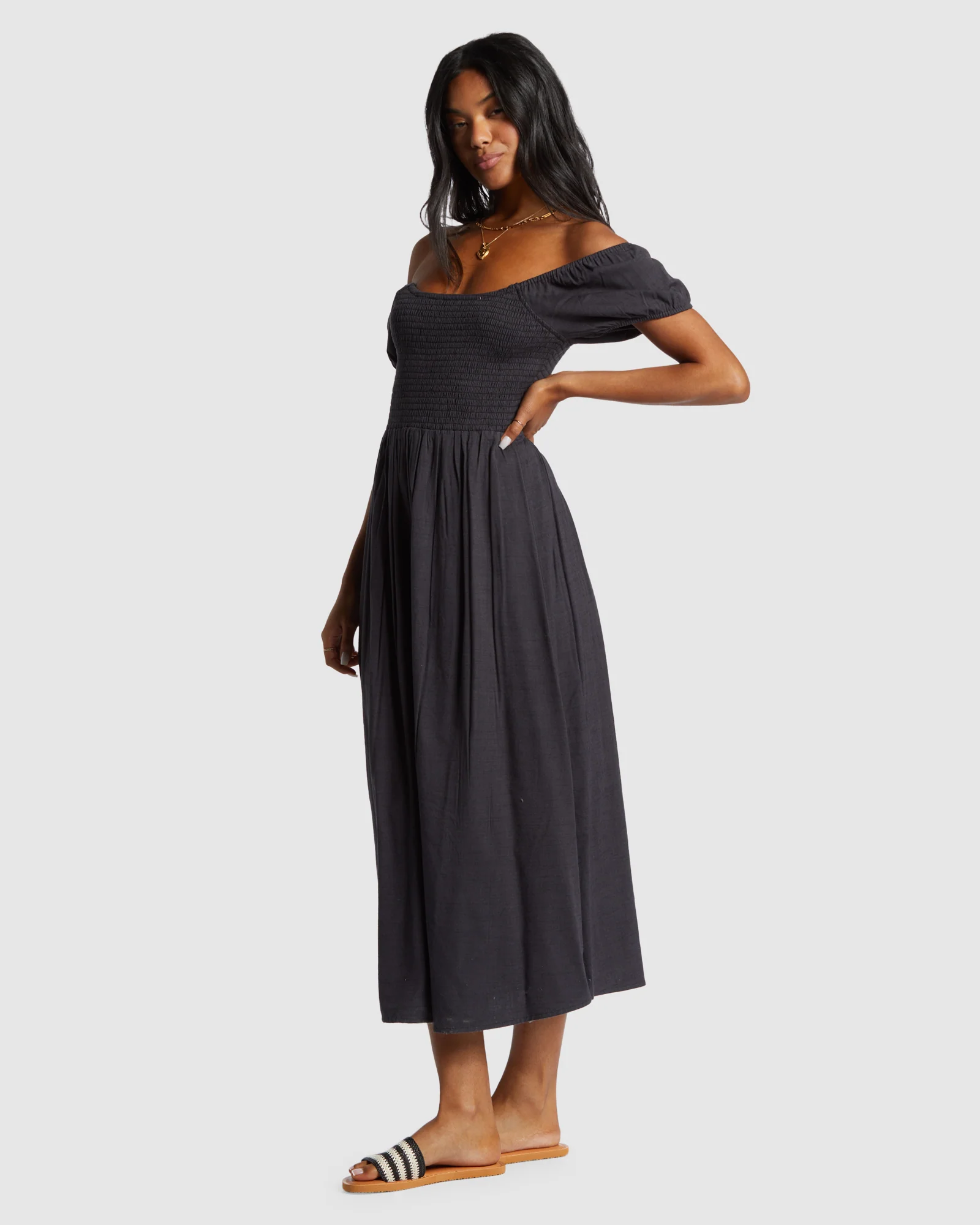 Womens Midnight Sky Midi Dress - Image 2