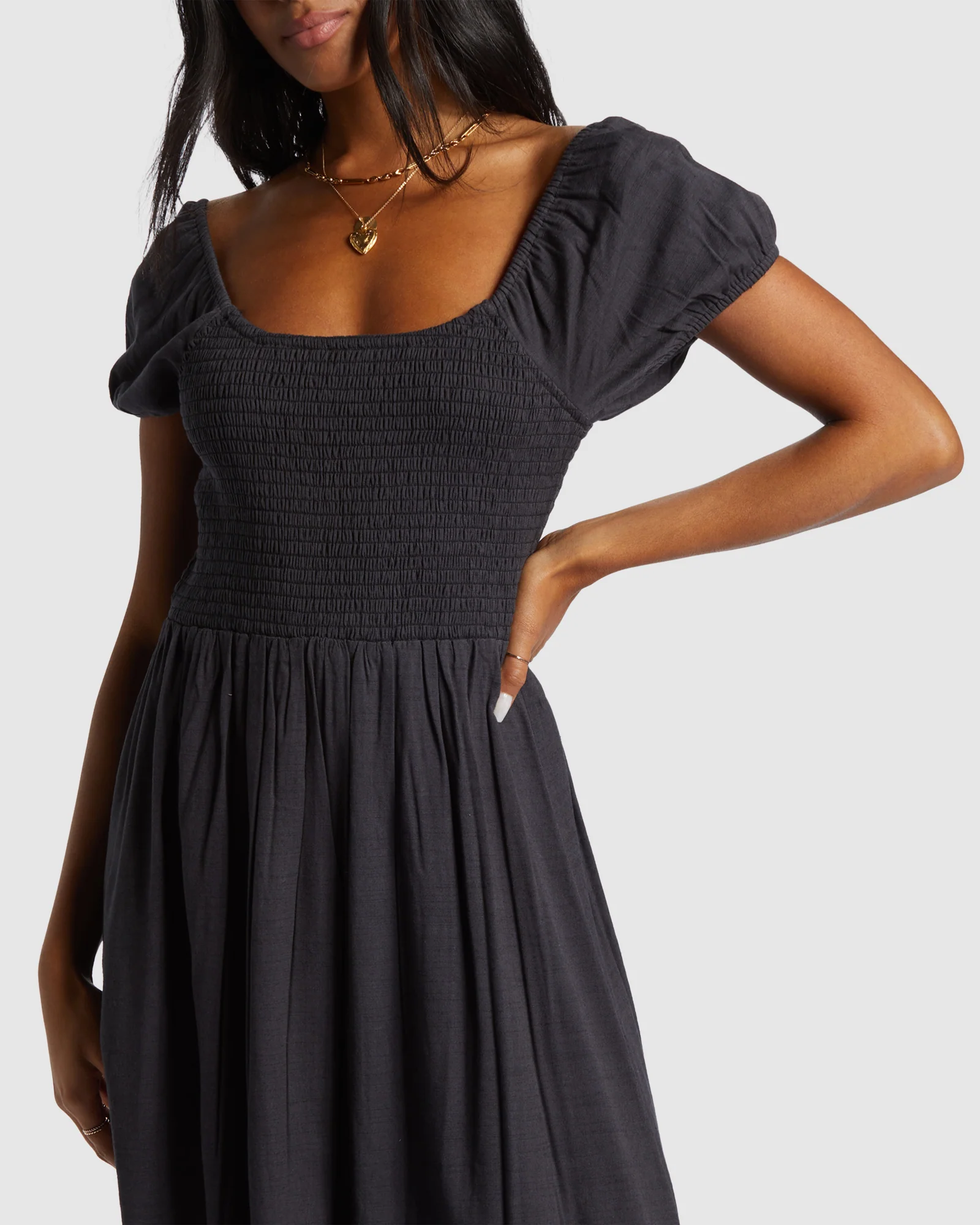 Womens Midnight Sky Midi Dress - Image 4