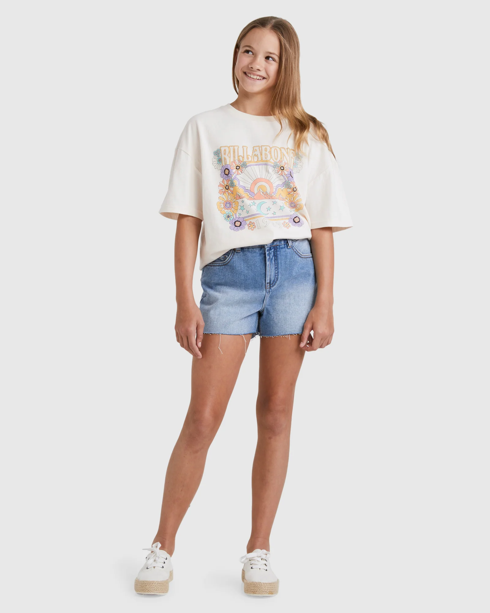 Girls 6-14 Miley Denim Shorts - Image 4