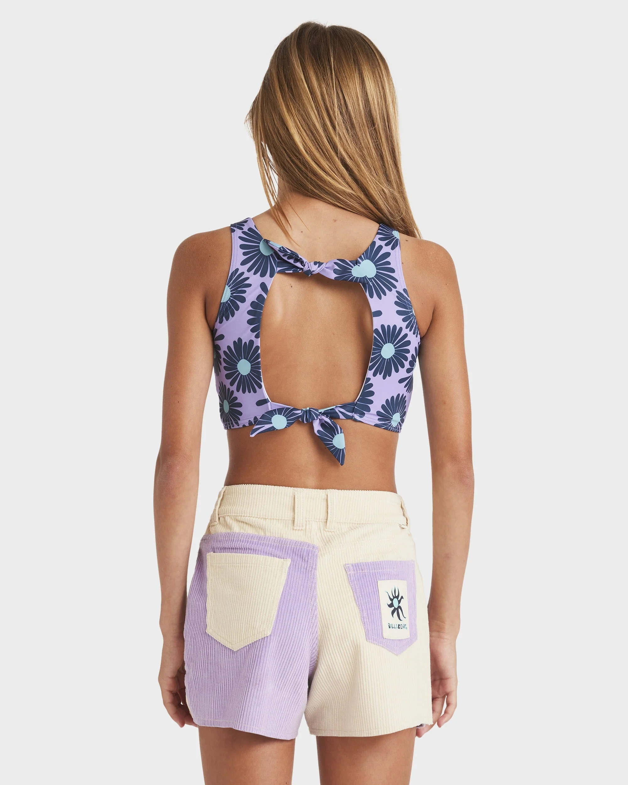 Girls 6-14 Mixing Vines Corduroy Shorts - Image 2