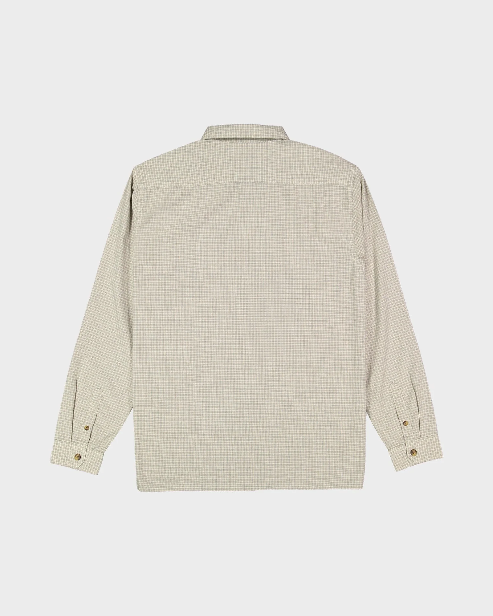 Mens Mogul Long Sleeve Check Shirt - Image 2