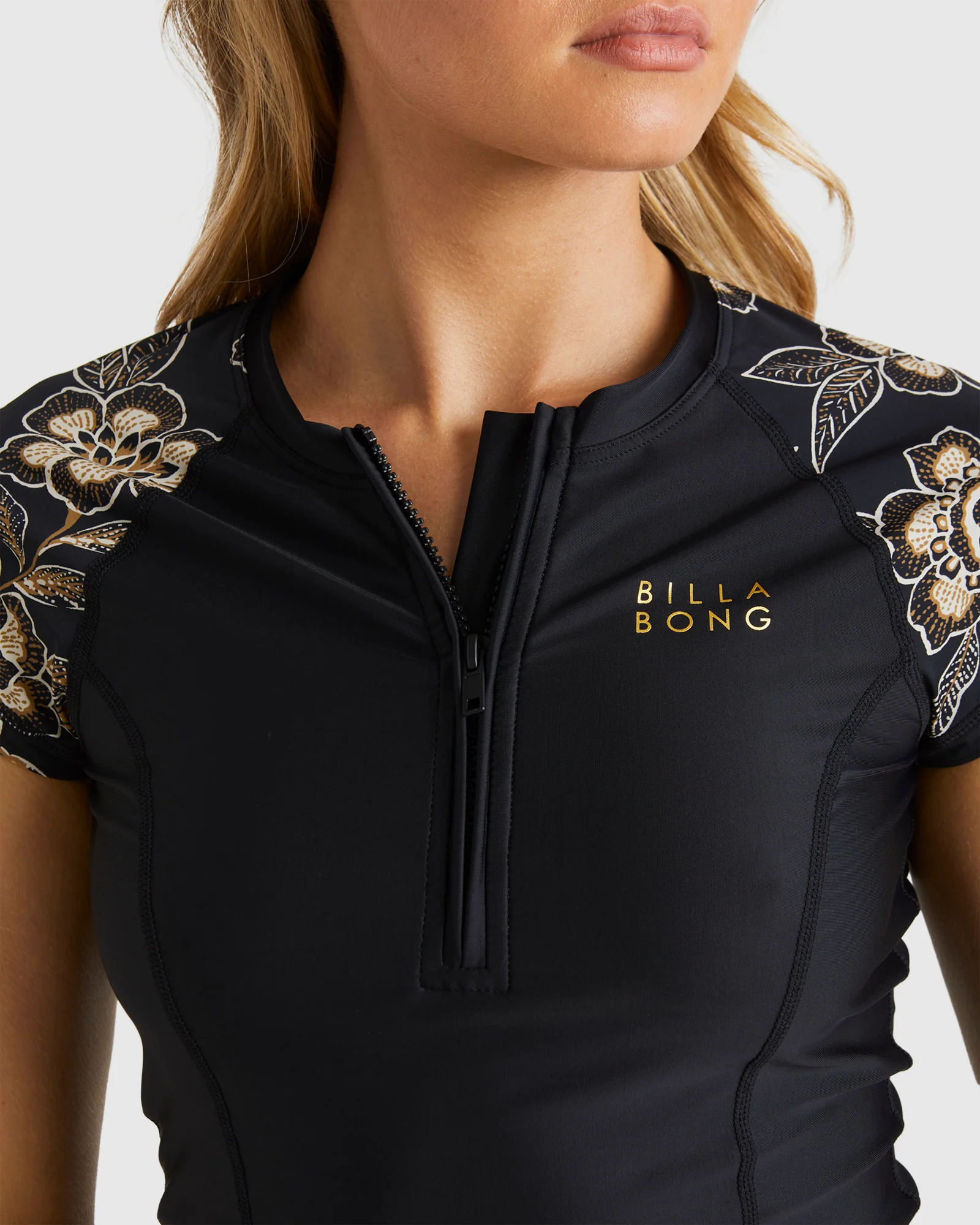 Womens Moon Blooms Point Break Rash Vest - Image 4