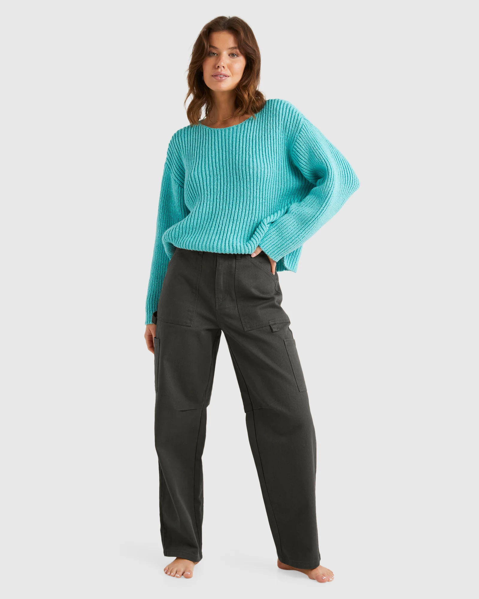 Womens Moon Wave Sweater - Image 5