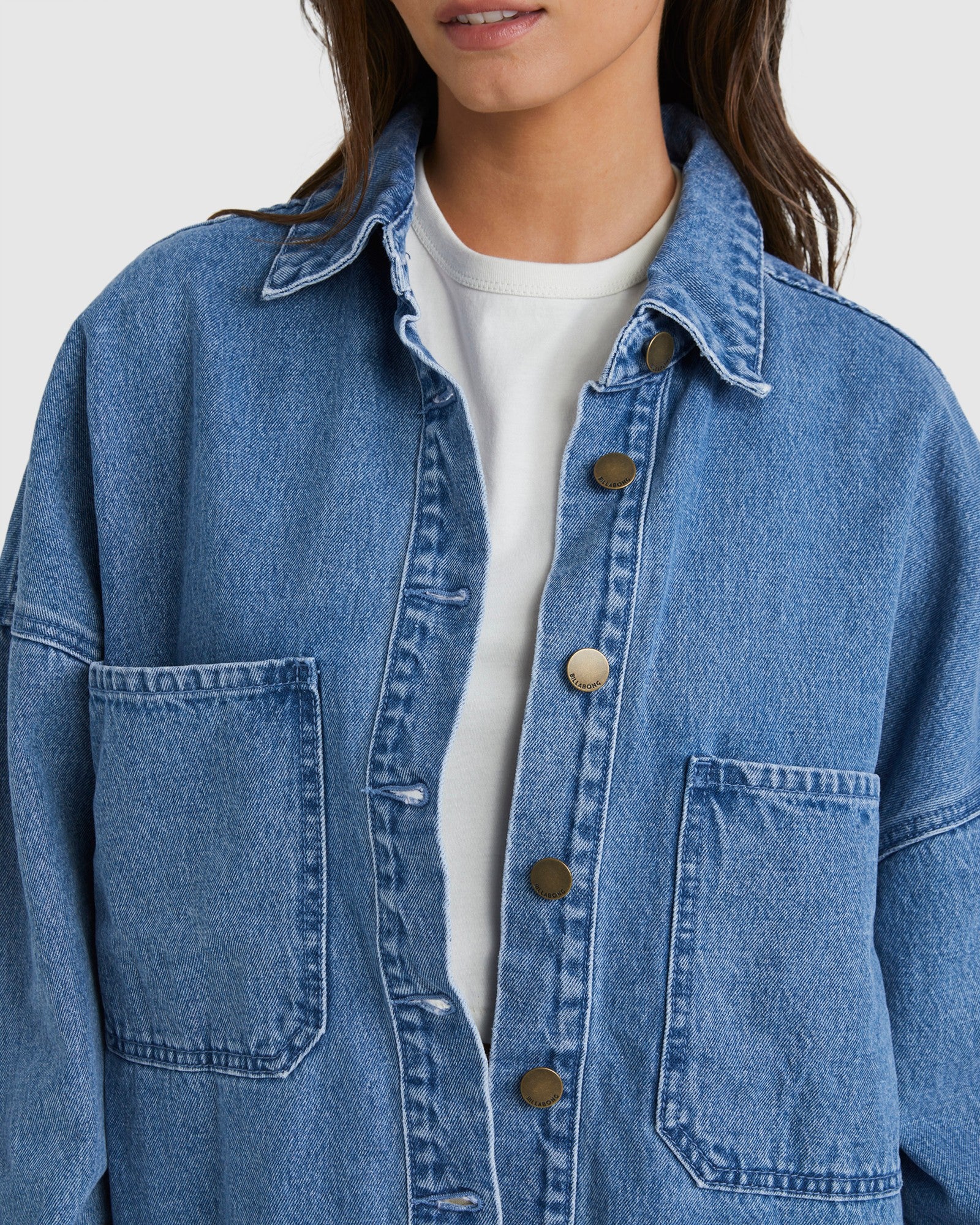Womens My Go To Denim Jacket - Image 4